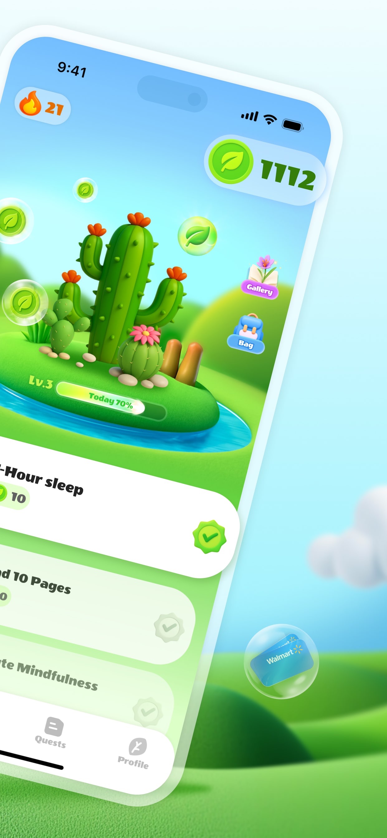 Captura de ecrã 2 da app PlantUp: Grow your habits