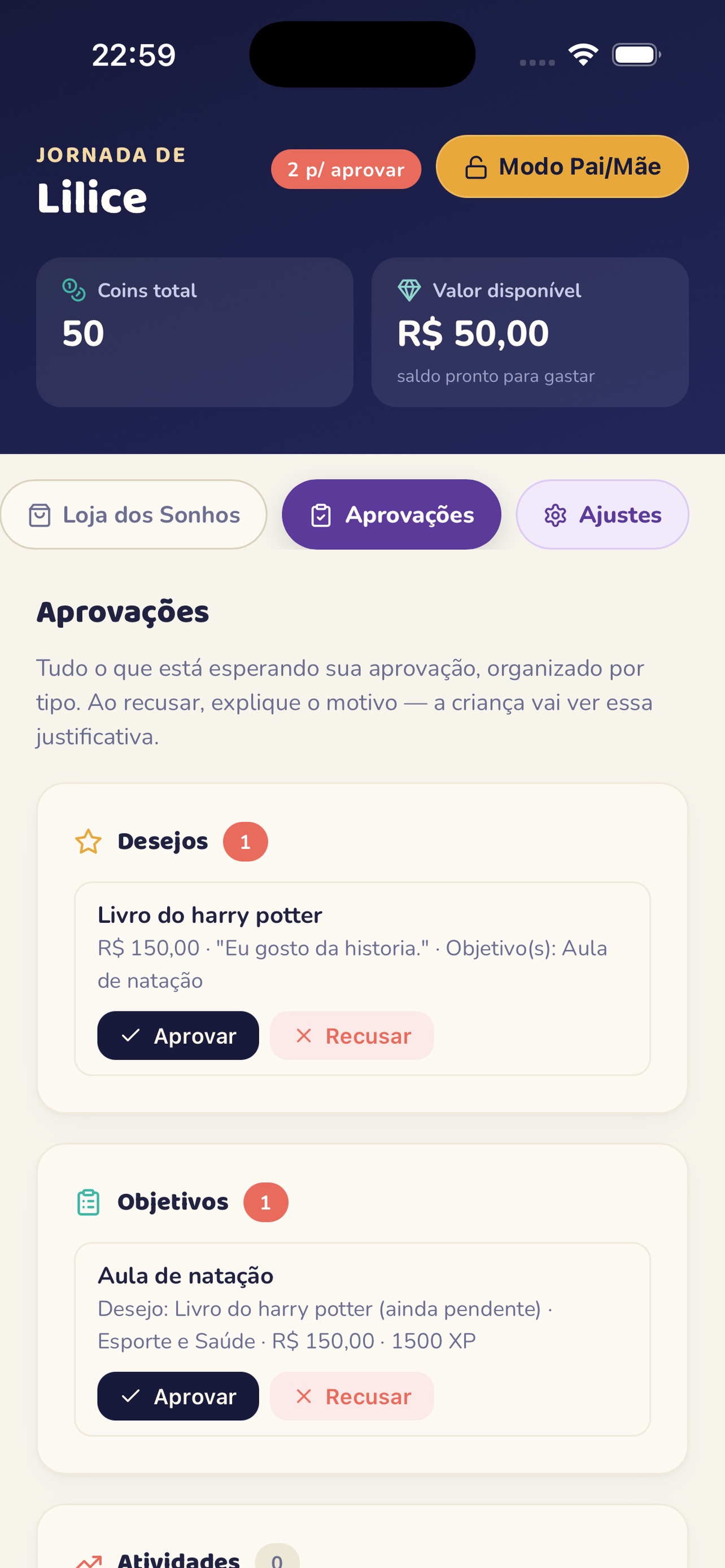 Captura de ecrã 2 da app Jornada de conhecimento