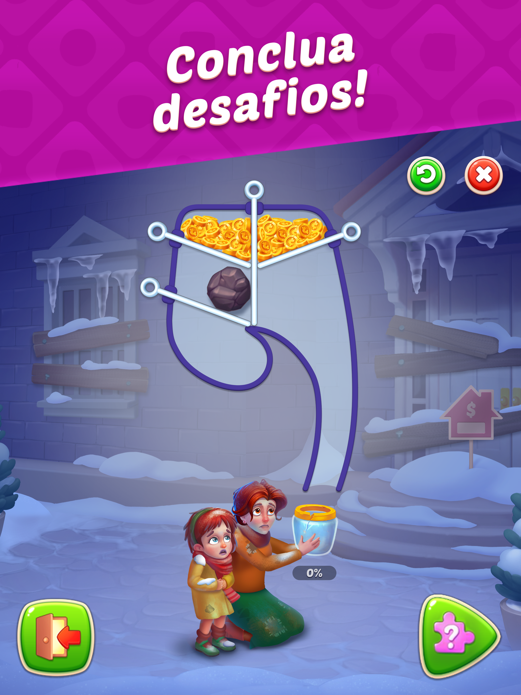 Captura de ecrã 2 da app Homescapes: Match 3 Games