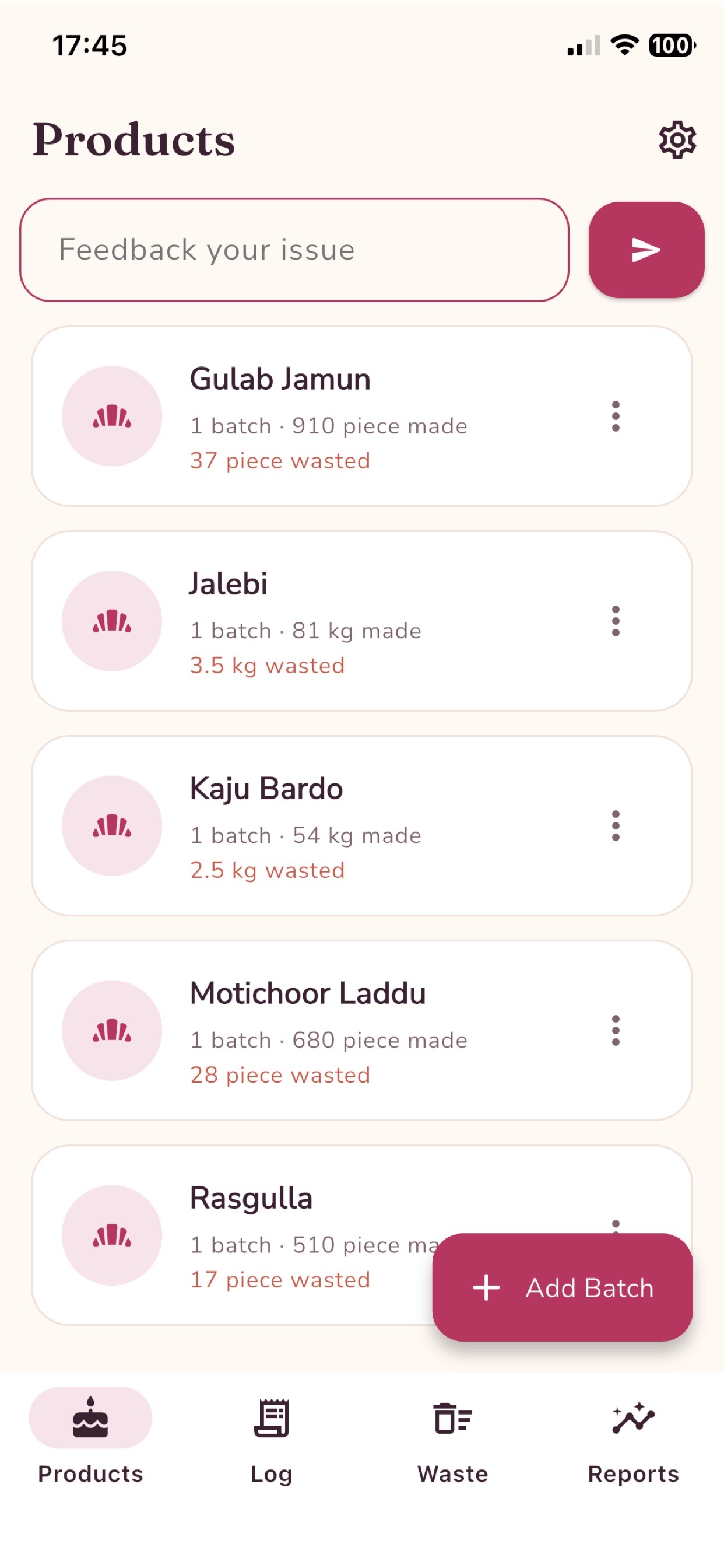 Captura de ecrã 3 da app Batch Sweet