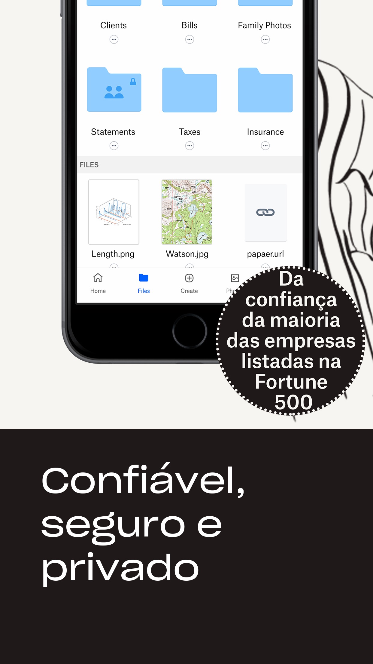Captura de ecrã 3 da app Dropbox: Armazenamento Drive
