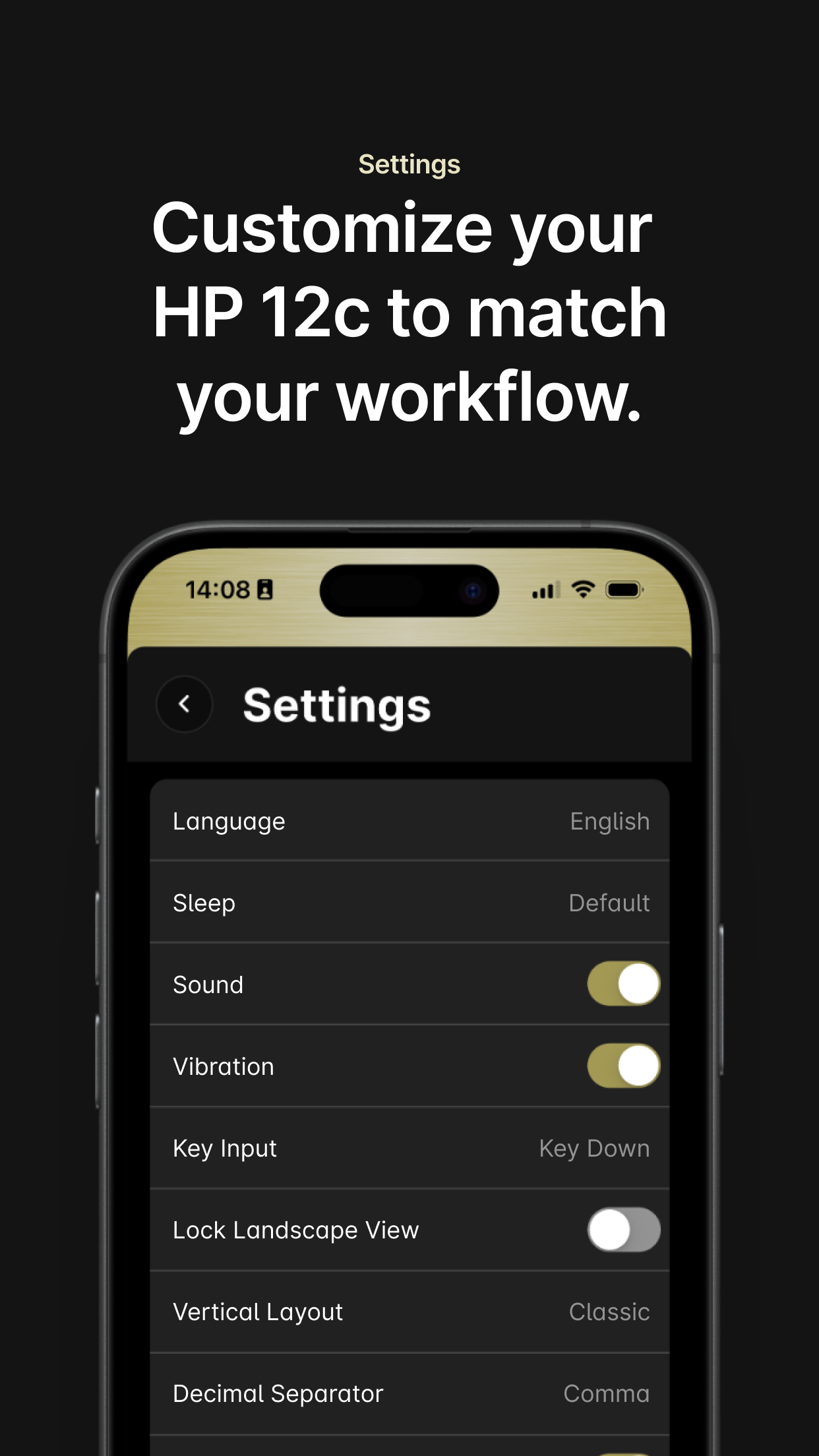 Captura de ecrã 4 da app HP 12c Financial Calculator