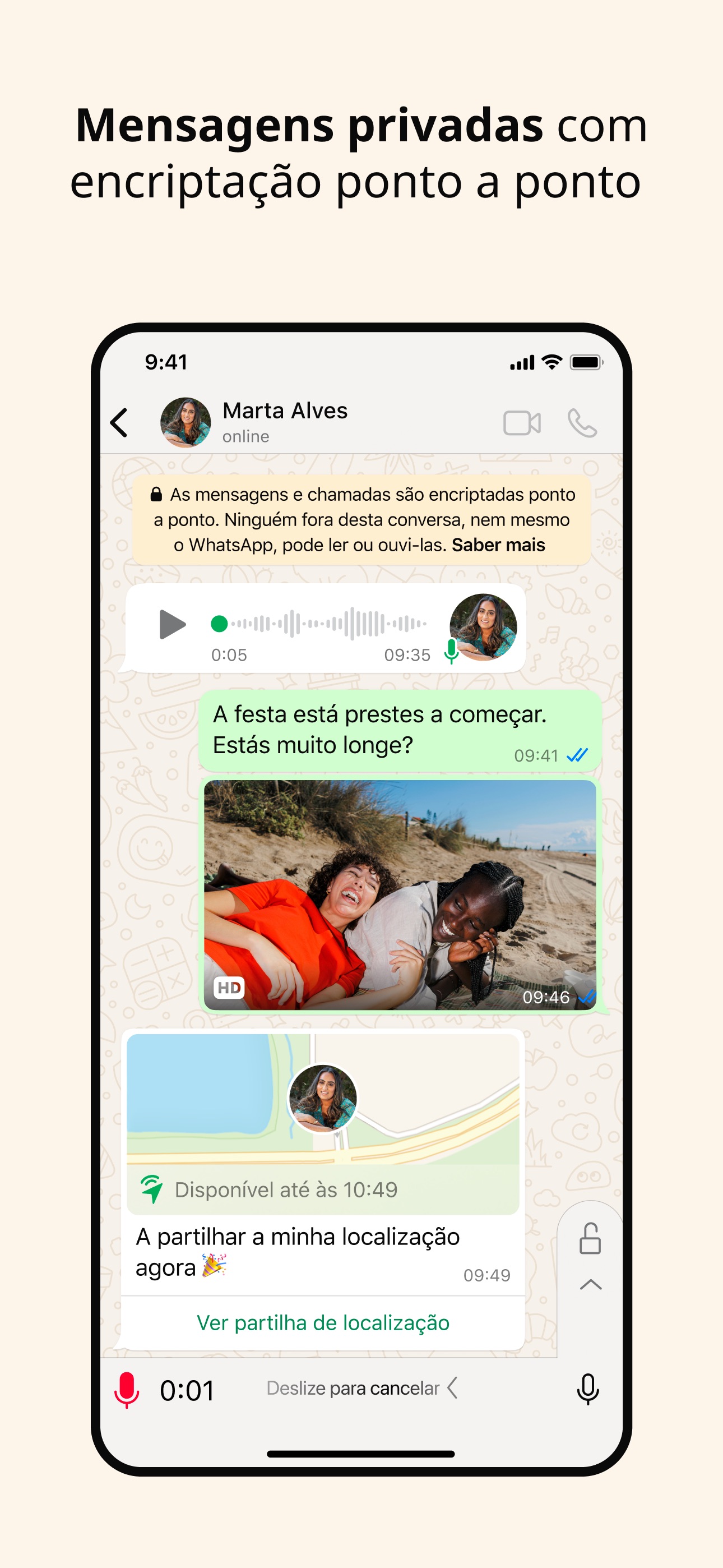 Captura de ecrã 2 da app WhatsApp Messenger