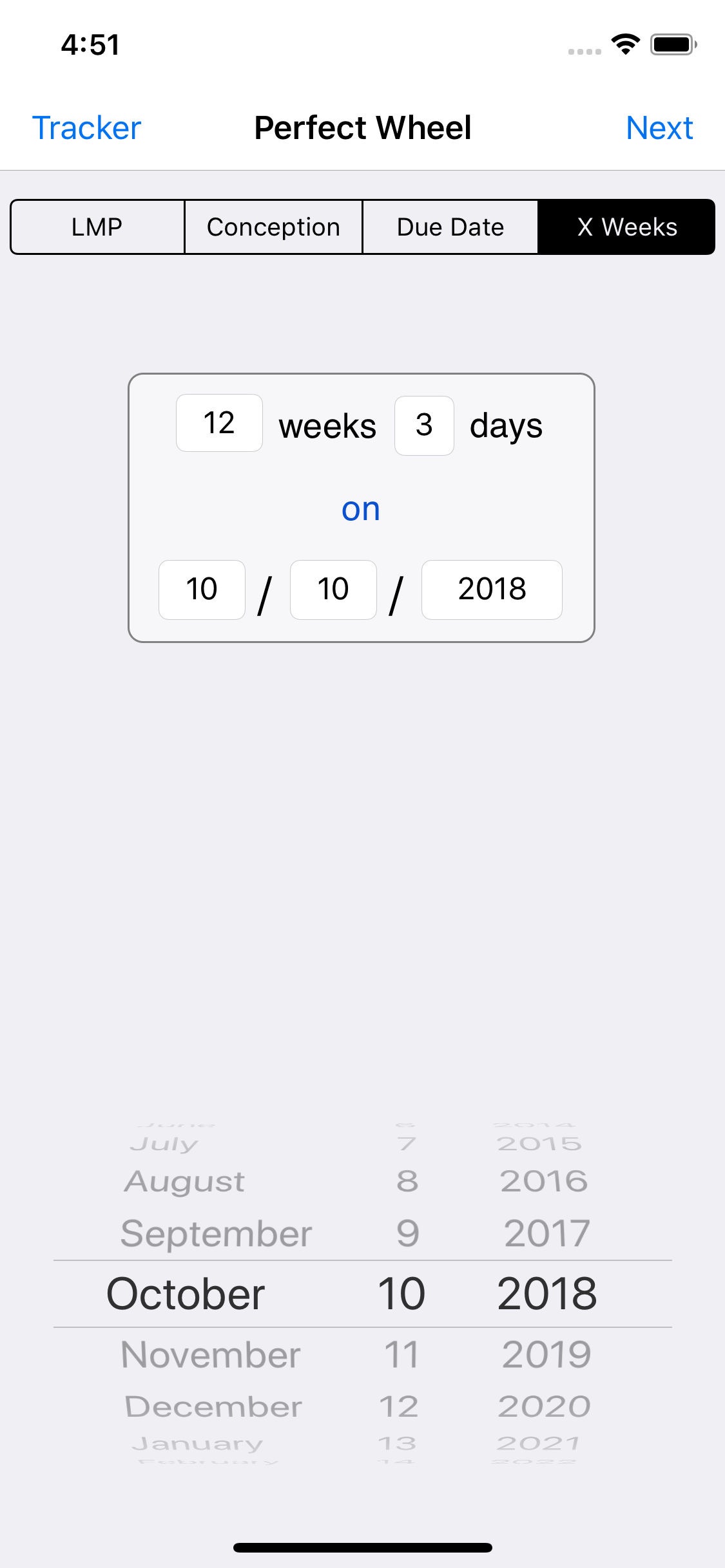 Captura de ecrã 4 da app Perfect OB Wheel