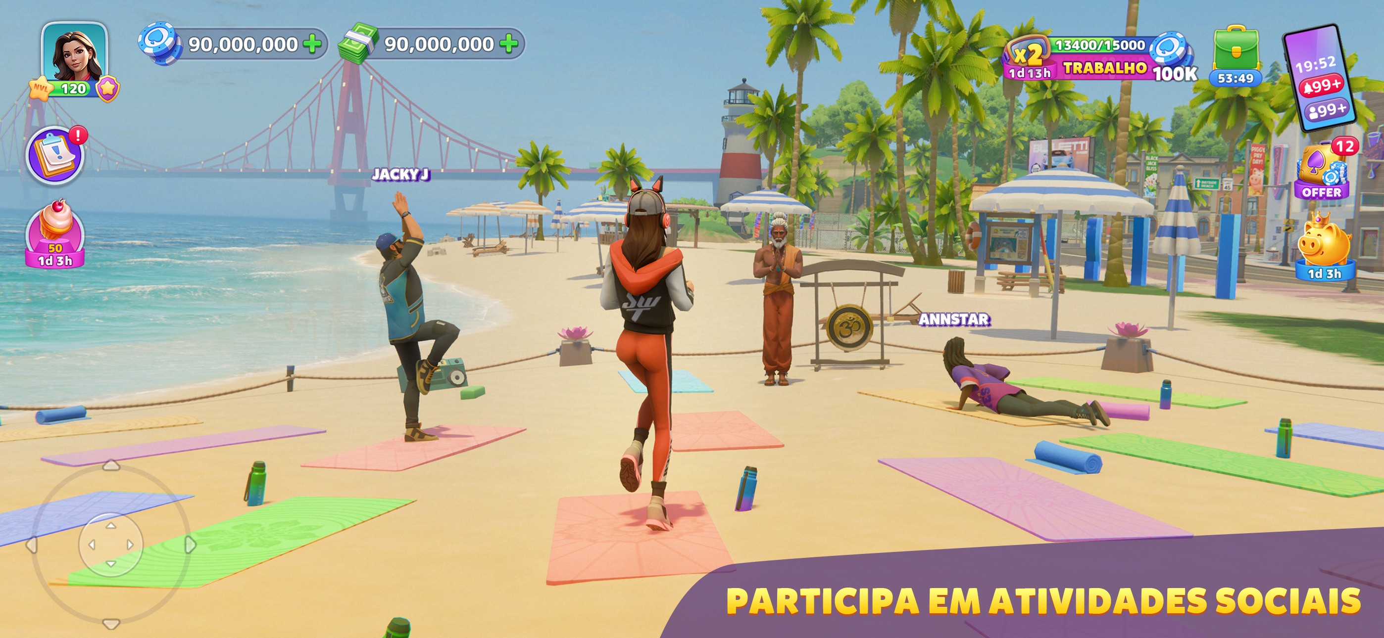 Captura de ecrã 3 da app Sunday City: Simulador de Vida