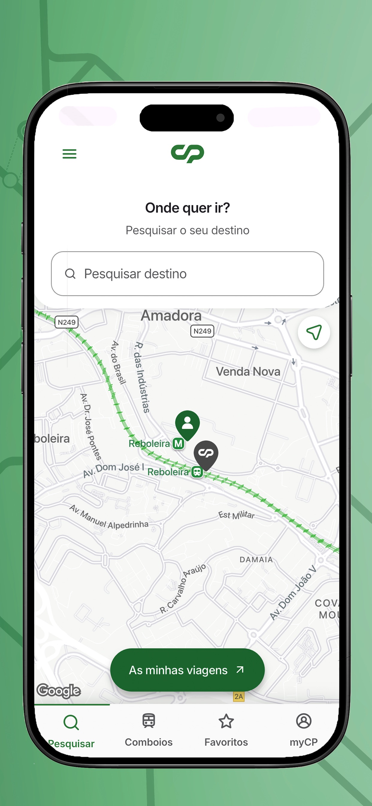 Captura de ecrã 3 da app Comboios de Portugal