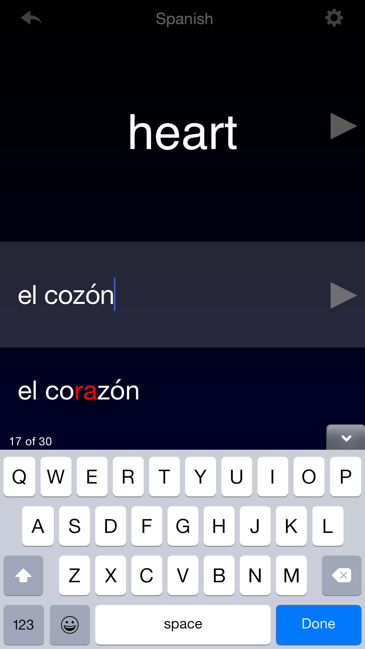 Captura de ecrã 4 da app Flashcards Deluxe