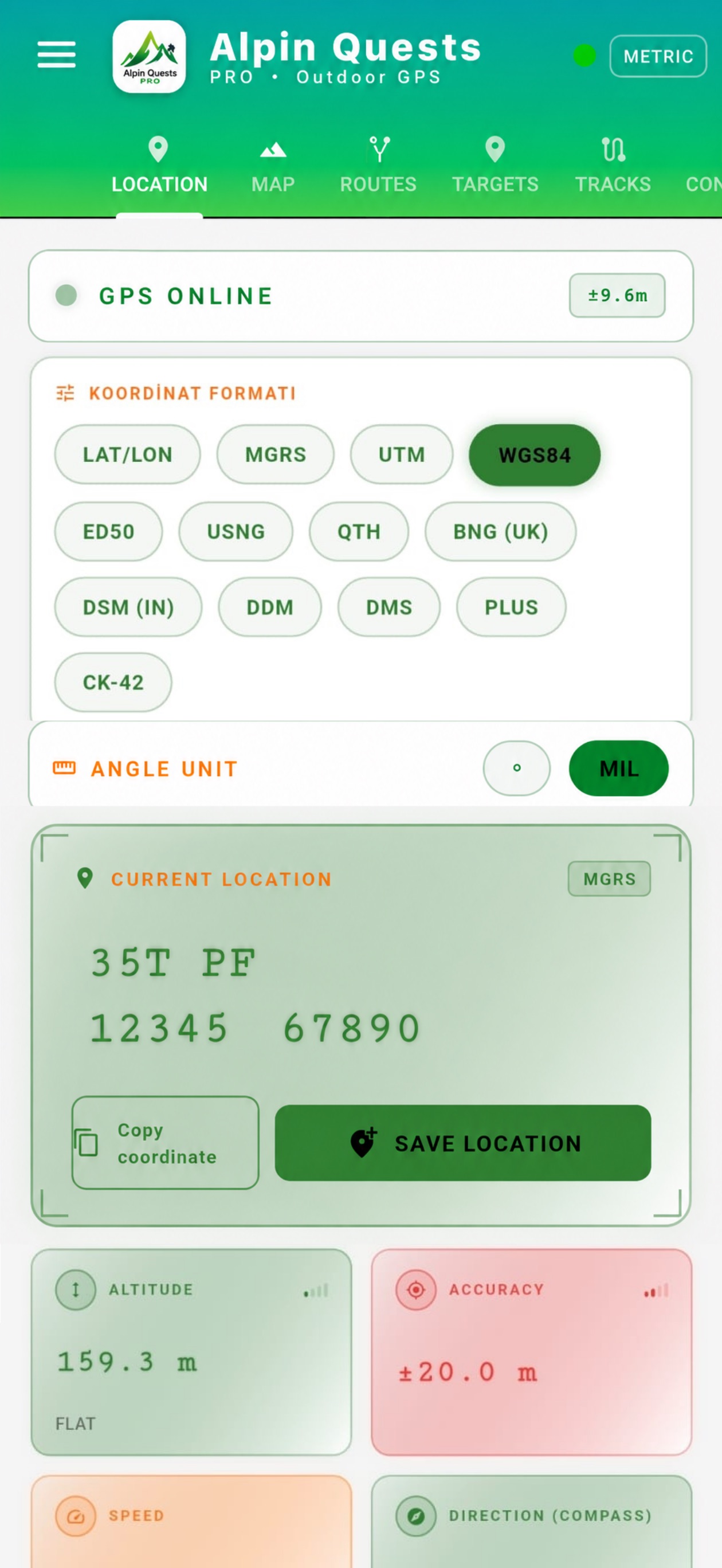 Captura de ecrã 1 da app Alpin Quest PRO – Outdoor GPS