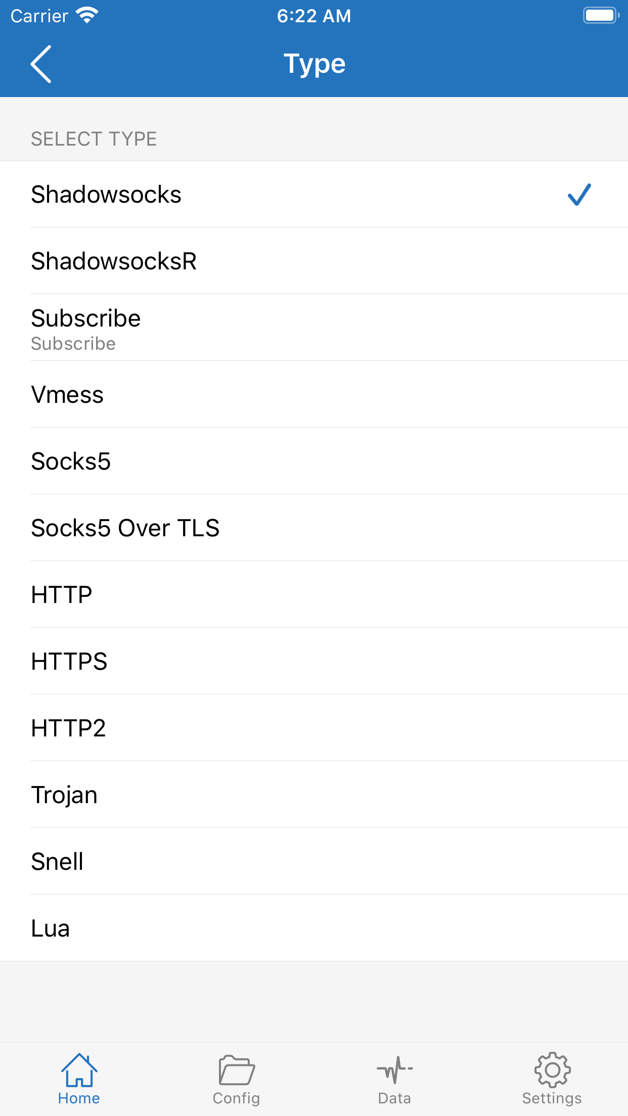 Captura de ecrã 3 da app Shadowrocket