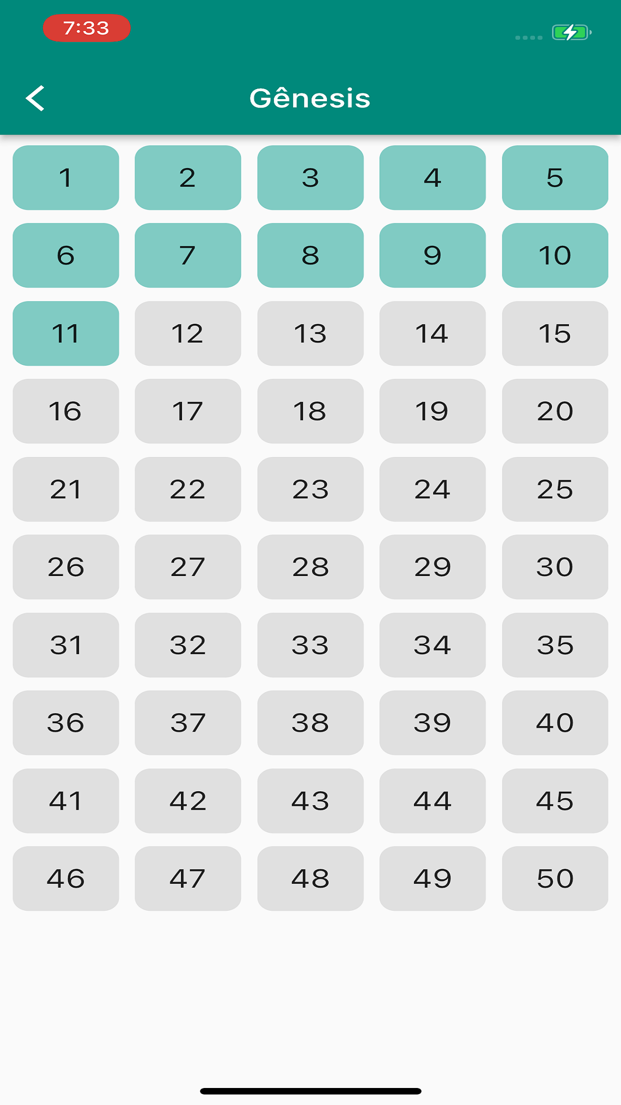 Captura de ecrã 3 da app Controle de Leitura da Bíblia