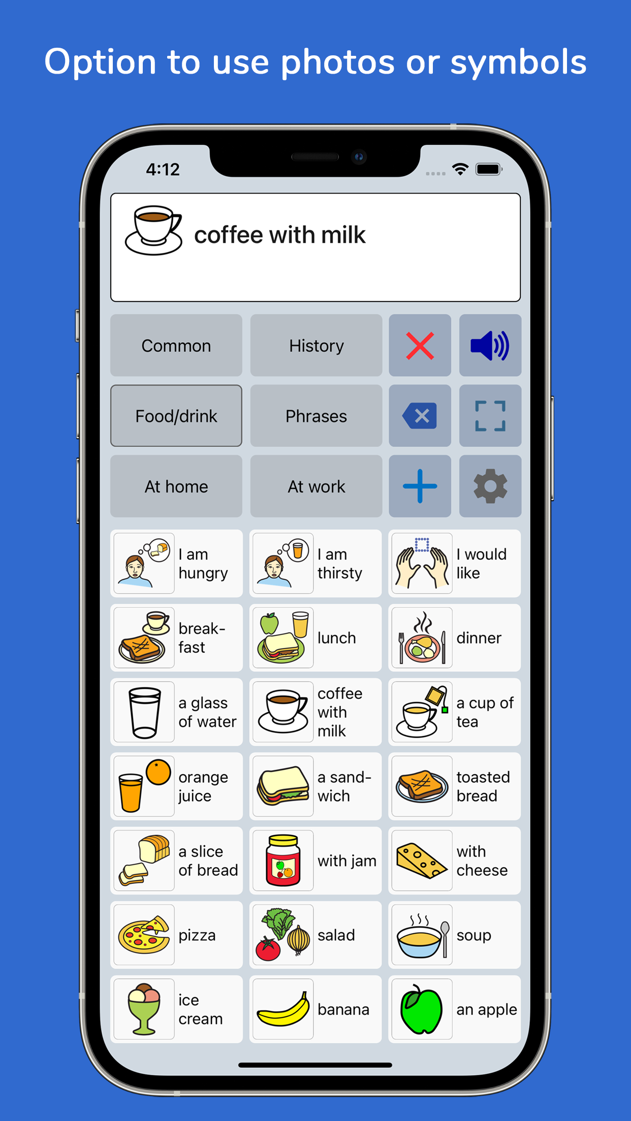 Captura de ecrã 3 da app Speech Assistant AAC