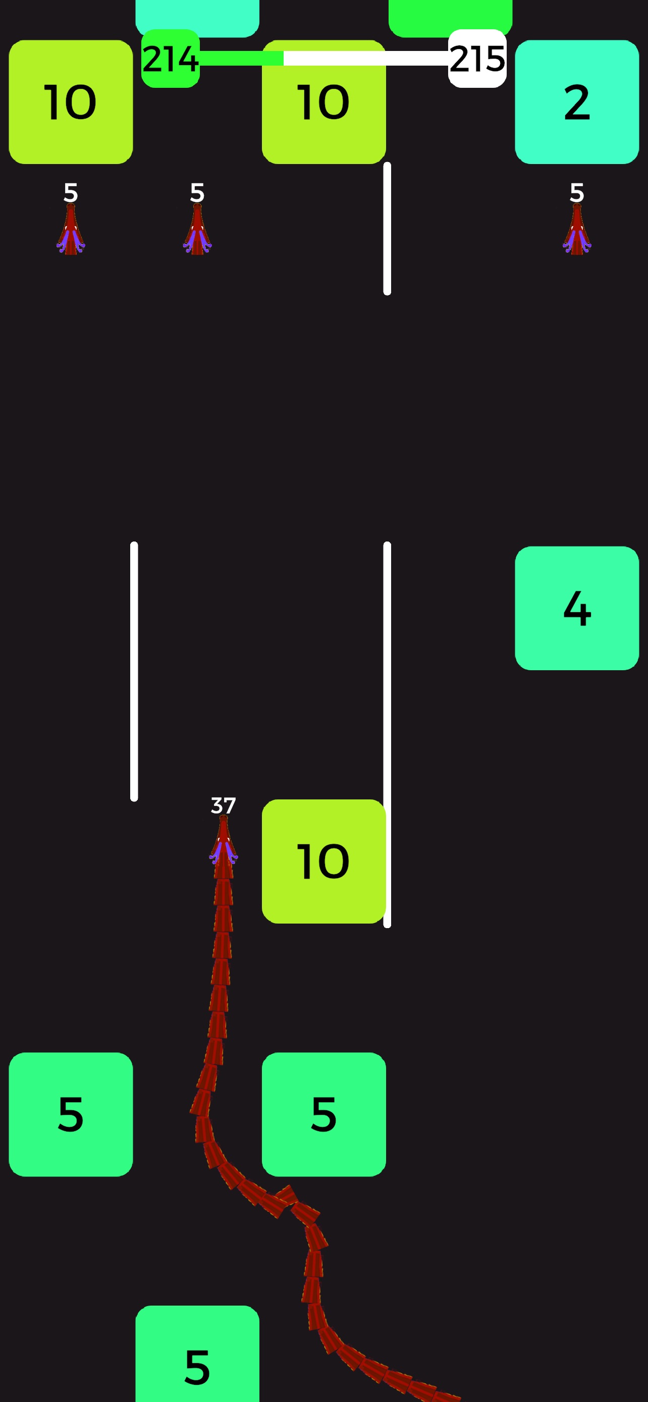 Captura de ecrã 4 da app Snake VS Block