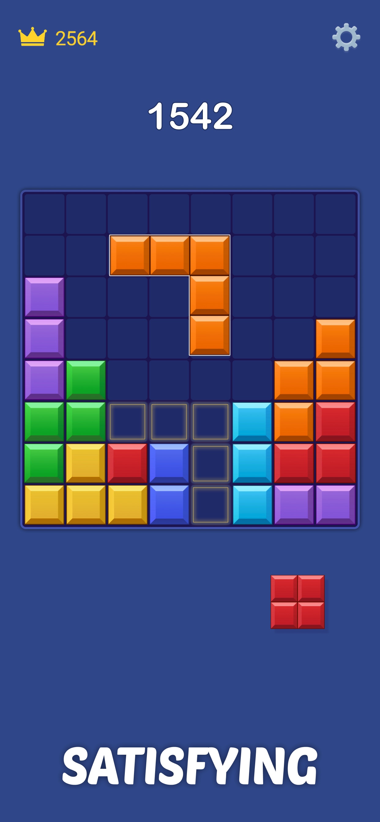 Captura de ecrã 1 da app X Block - Match Block Puzzle