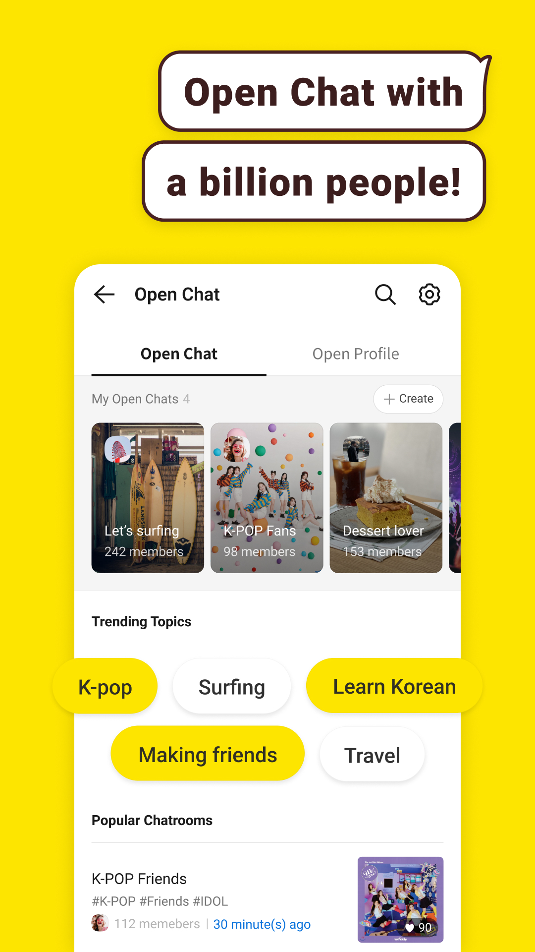 Captura de ecrã 4 da app KakaoTalk : Messenger