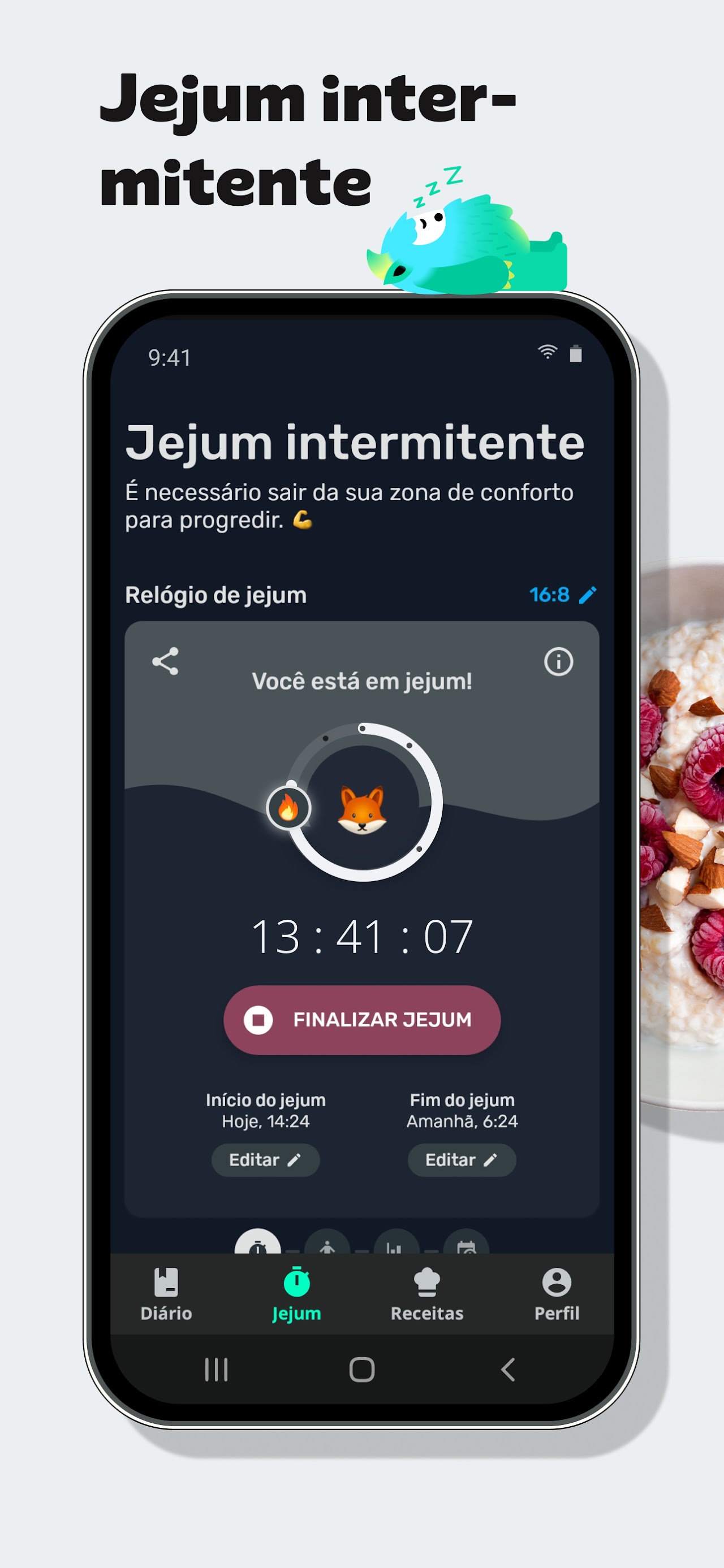 Captura de ecrã 4 da app Yazio: Contar Calorias com IA