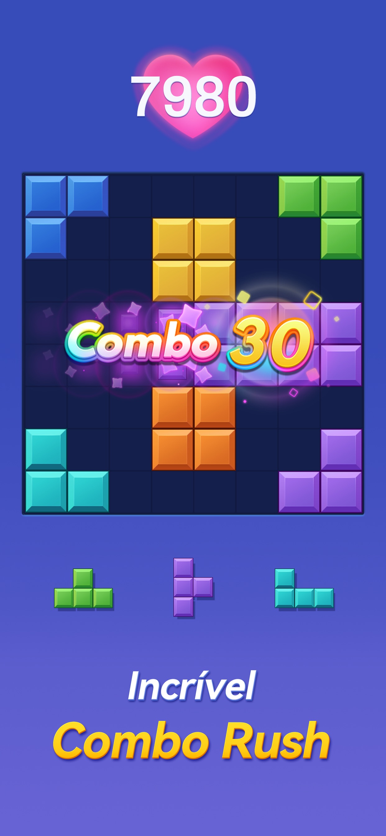 Captura de ecrã 4 da app Color Block: Combo Blast