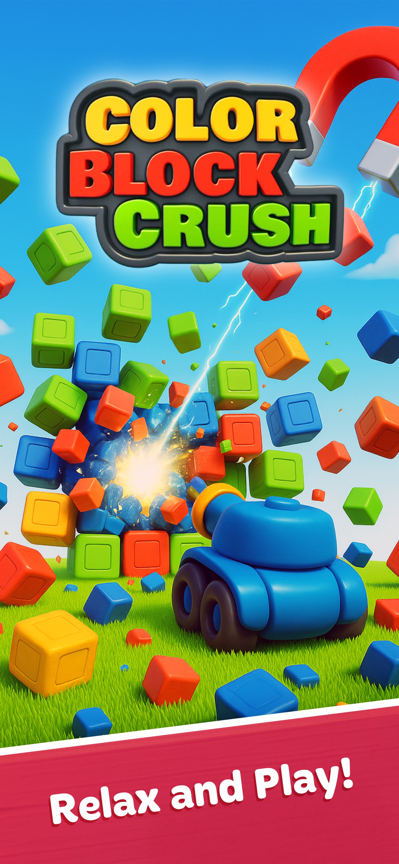 Captura de ecrã 1 da app Color Block Crush
