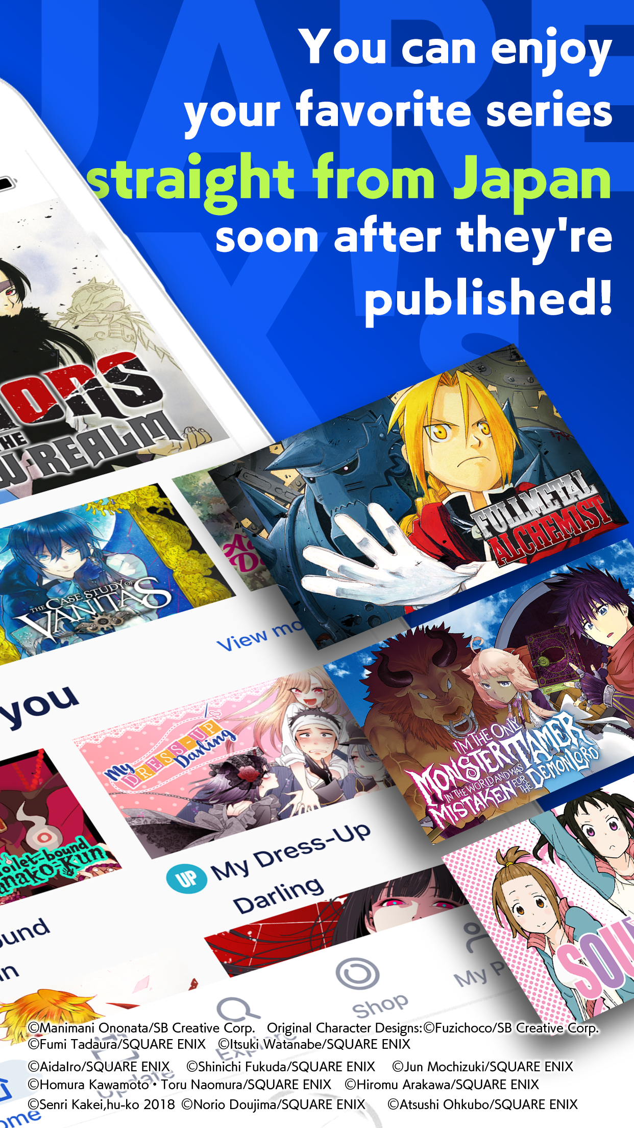 Captura de ecrã 2 da app Manga UP!
