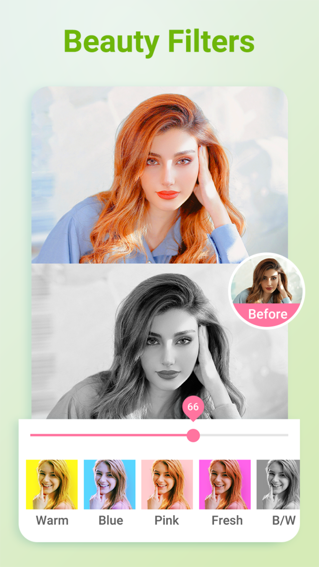 Captura de ecrã 4 da app Câmera de Beleza-Câmera Selfie