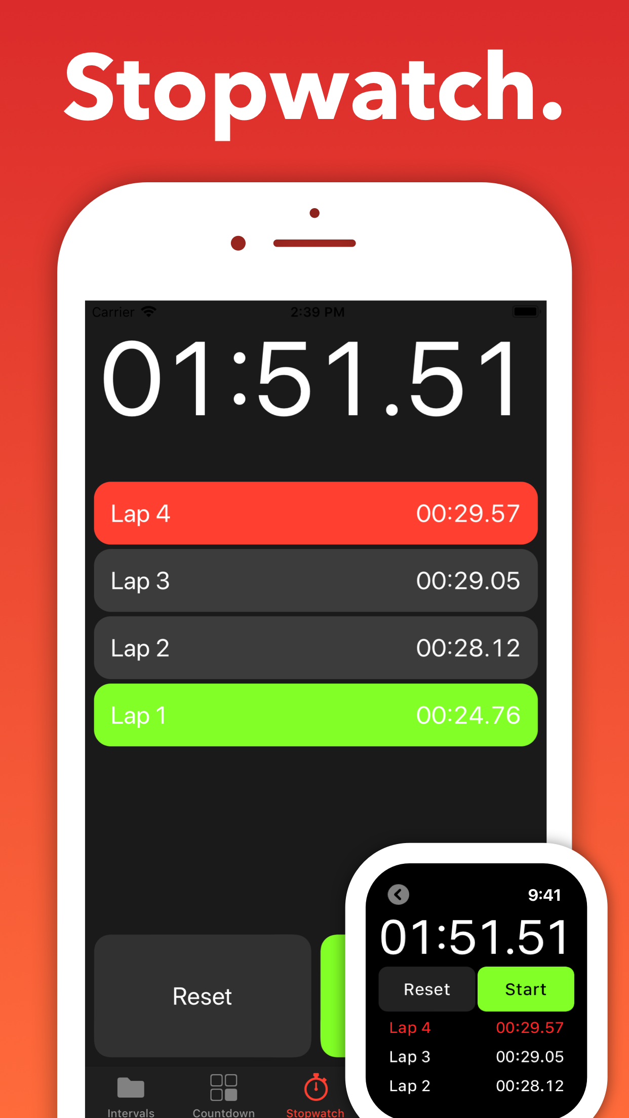Captura de ecrã 4 da app Seconds Pro Interval Timer
