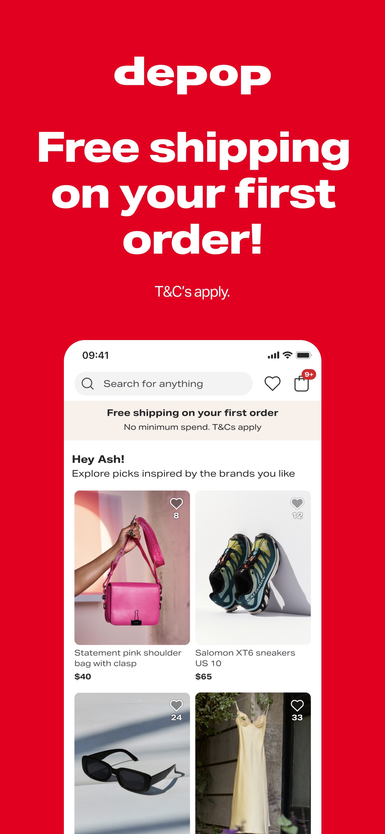 Captura de ecrã 2 da app Depop - Buy & Sell Clothes
