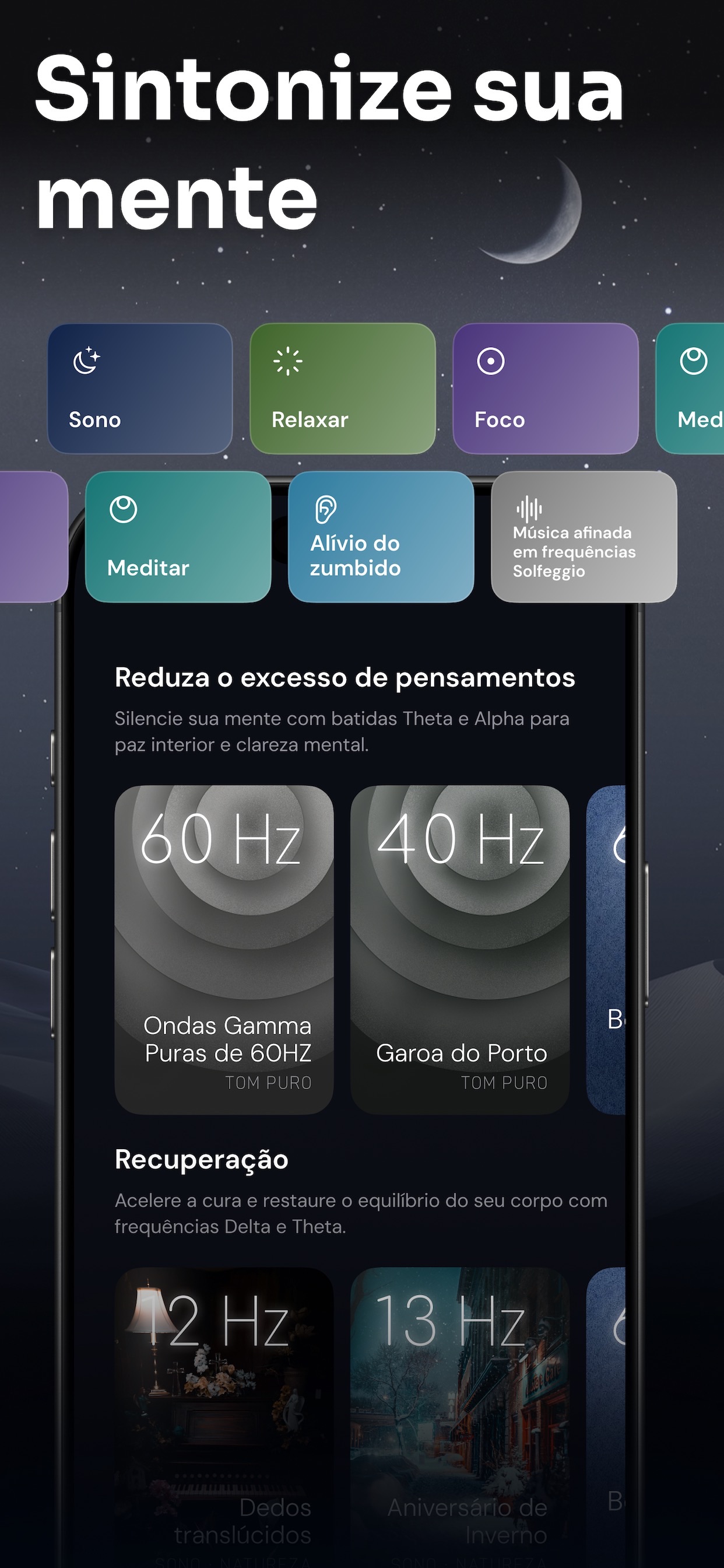 Captura de ecrã 4 da app Anima: Batidas binaurais