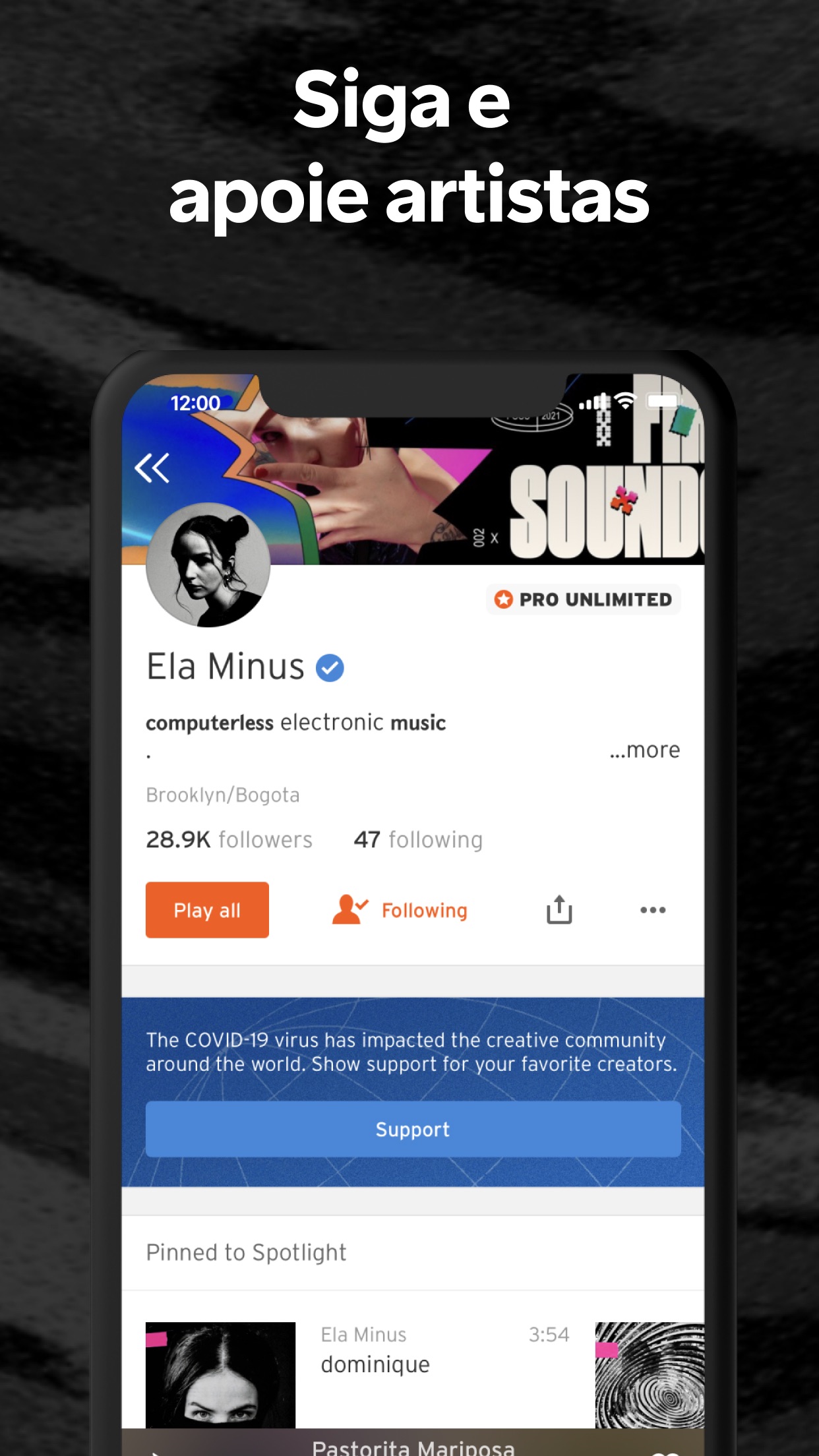 Captura de ecrã 4 da app SoundCloud - Música e Playlist