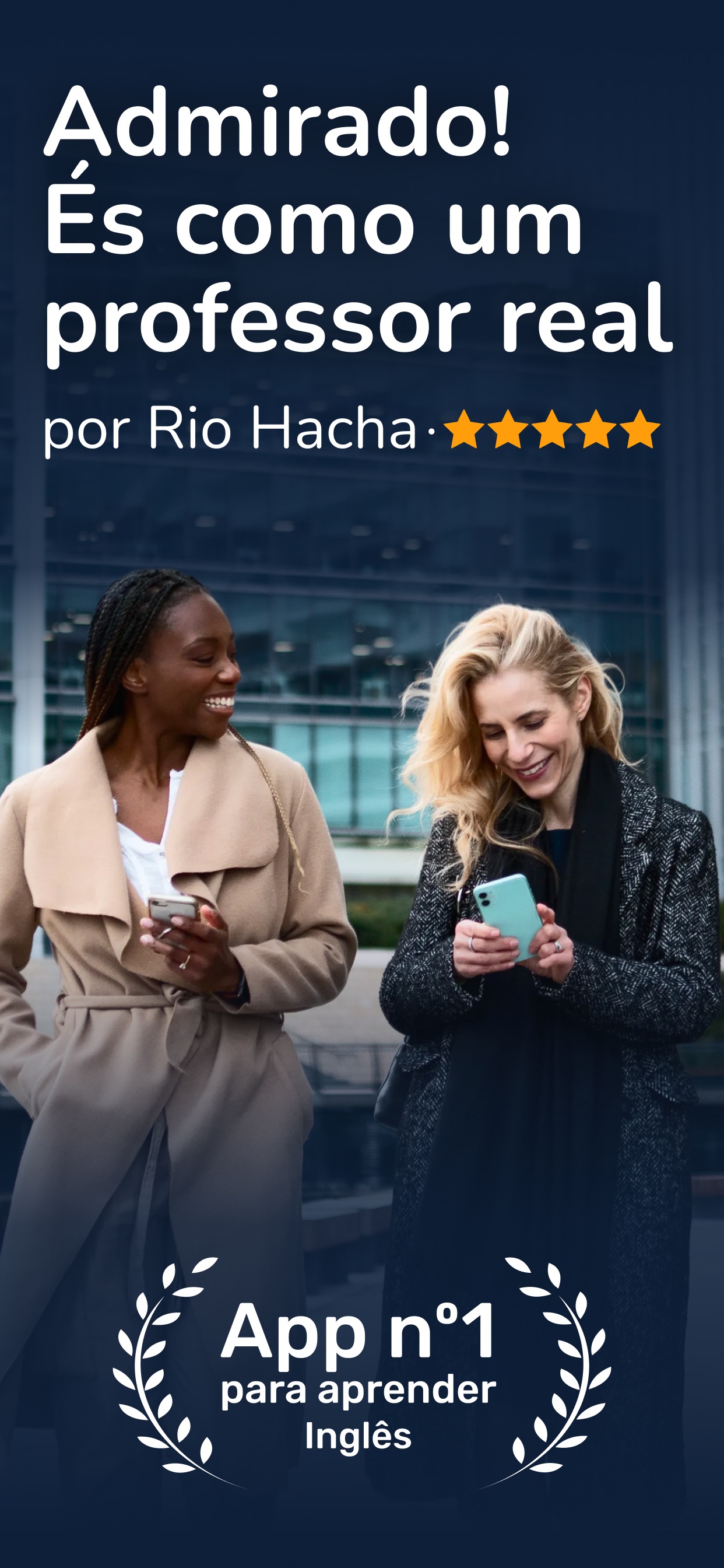 Captura de ecrã 1 da app Learna AI: Aprendendo Idiomas