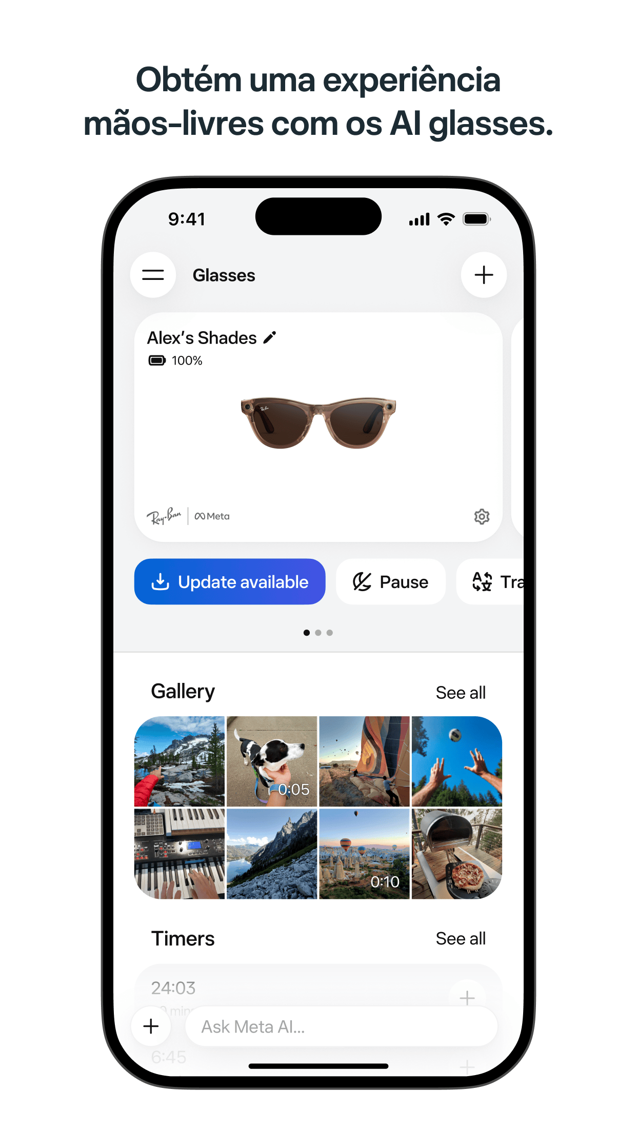 Captura de ecrã 3 da app Meta AI
