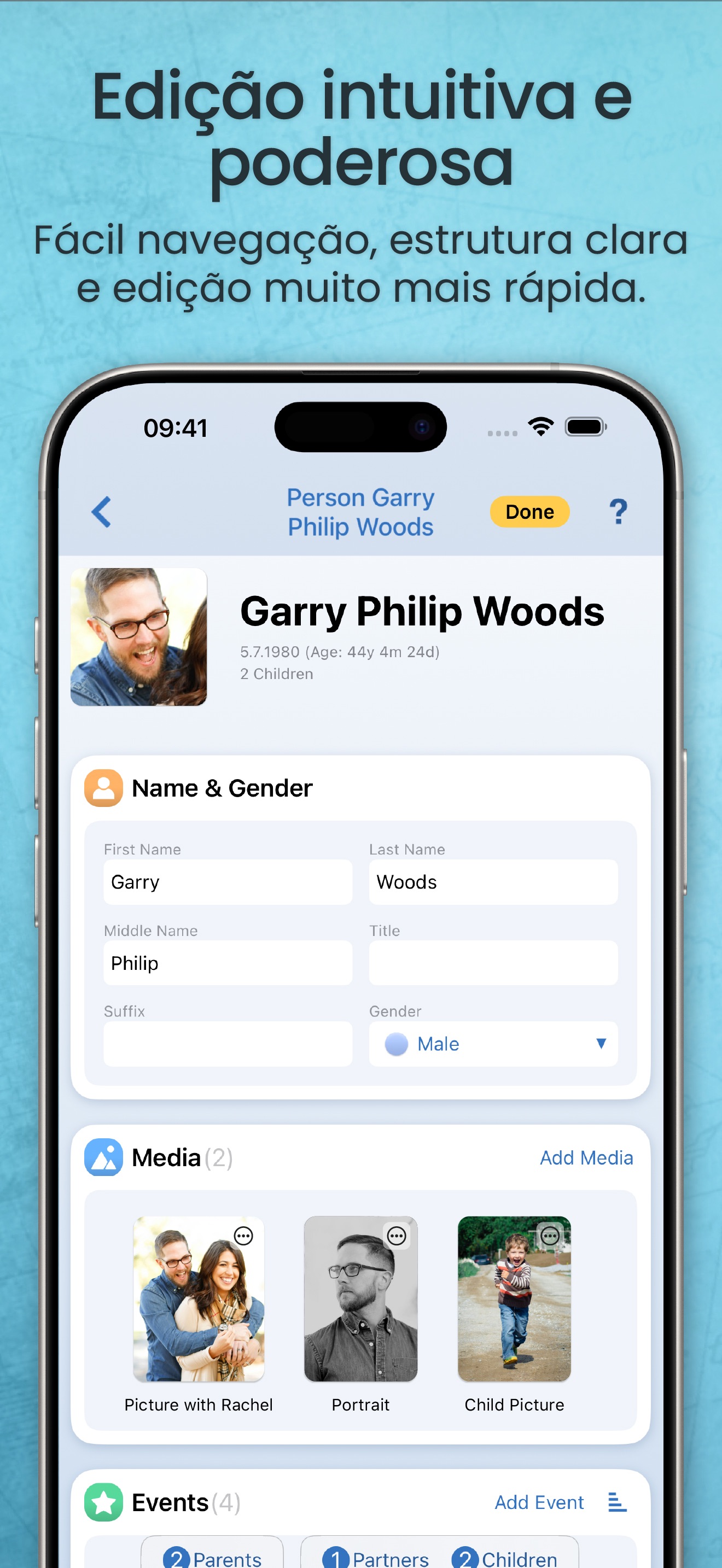 Captura de ecrã 2 da app MobileFamilyTree 11