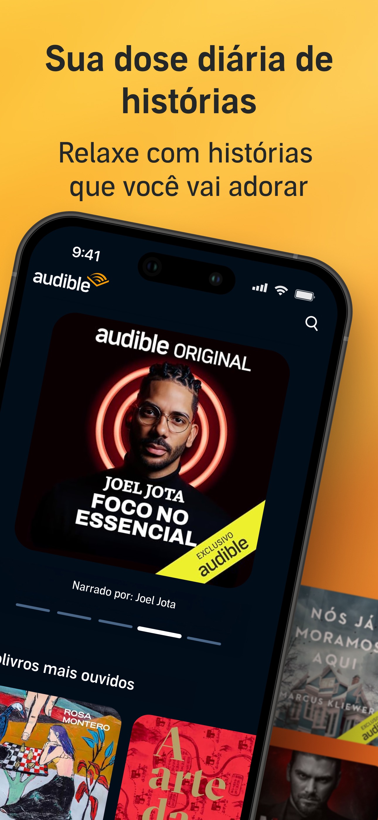 Captura de ecrã 2 da app Audible: Audiobooks & Podcasts