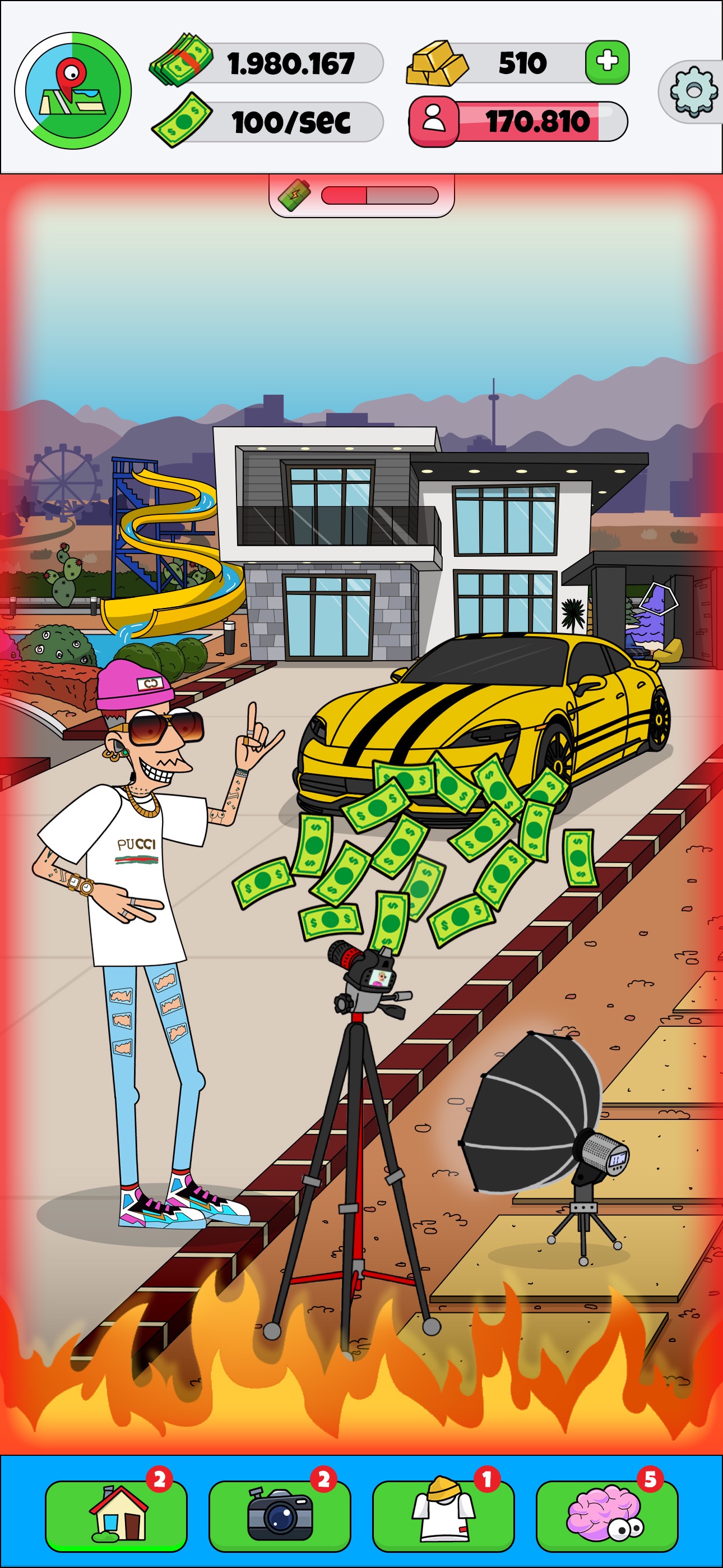 Captura de ecrã 2 da app Lamar - Vlogger Ocioso