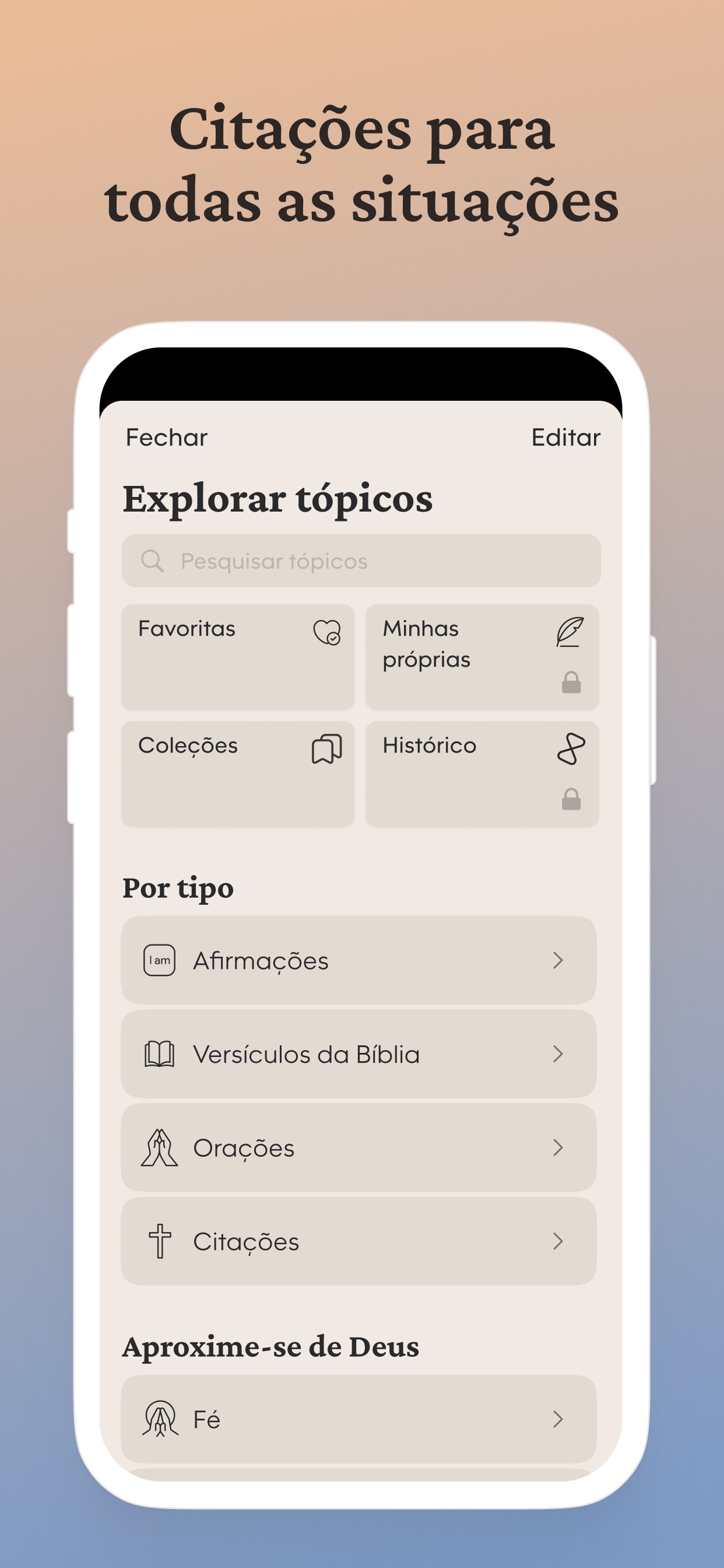 Captura de ecrã 3 da app Bíblia: Versículos e Orações