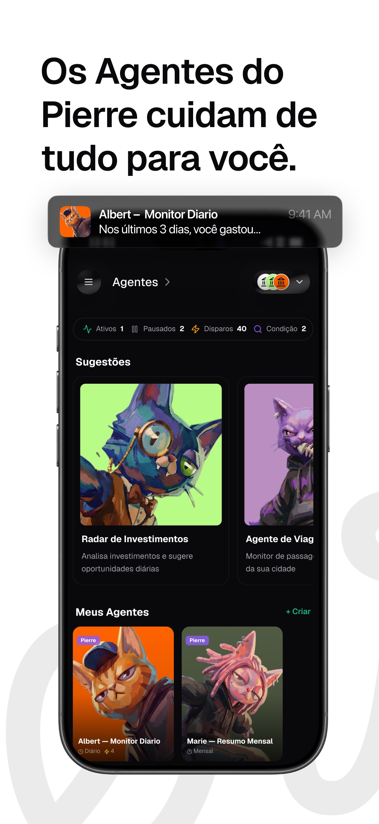 Captura de ecrã 3 da app Pierre: Controle de gastos IA