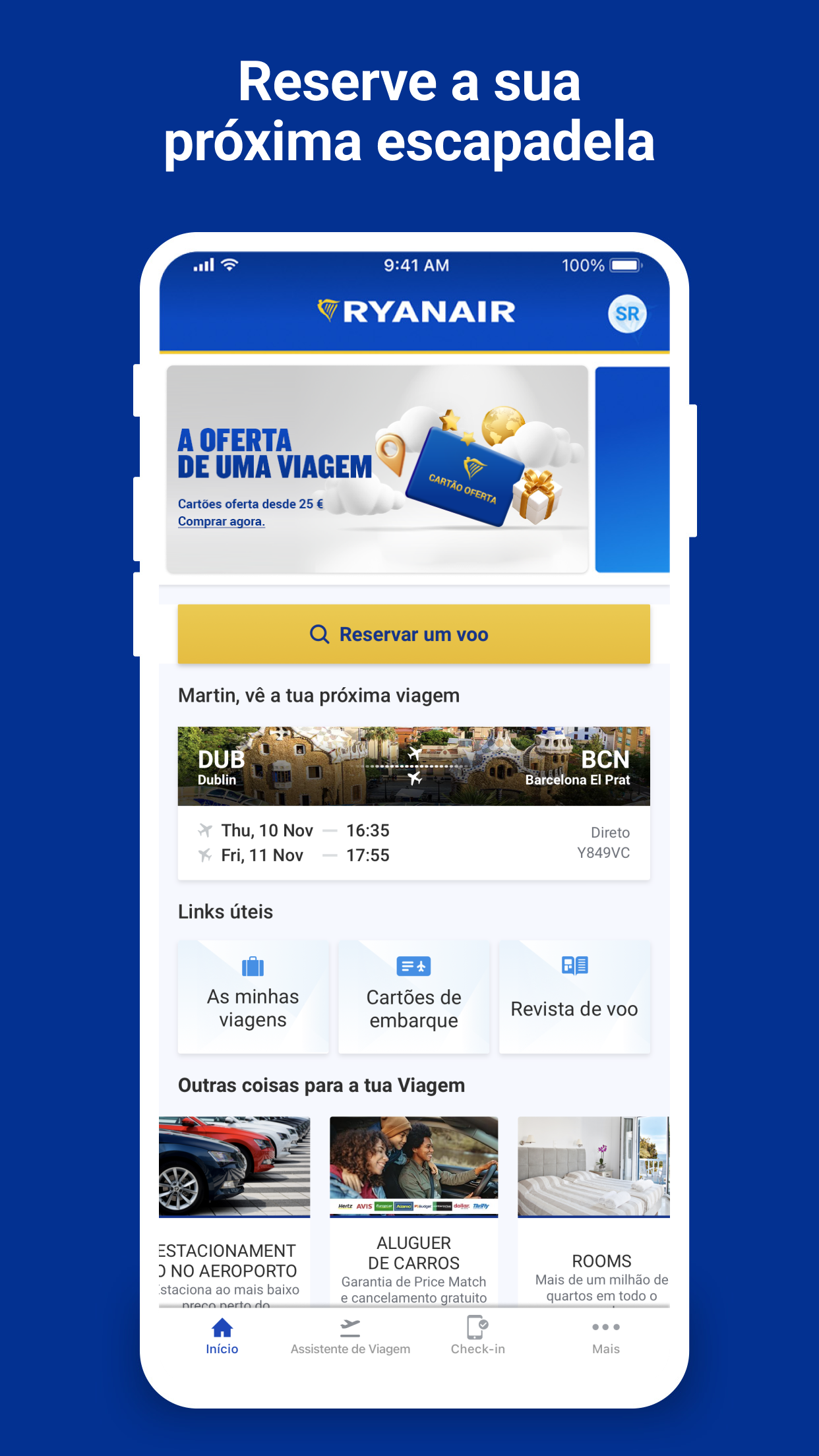 Captura de ecrã 1 da app Ryanair