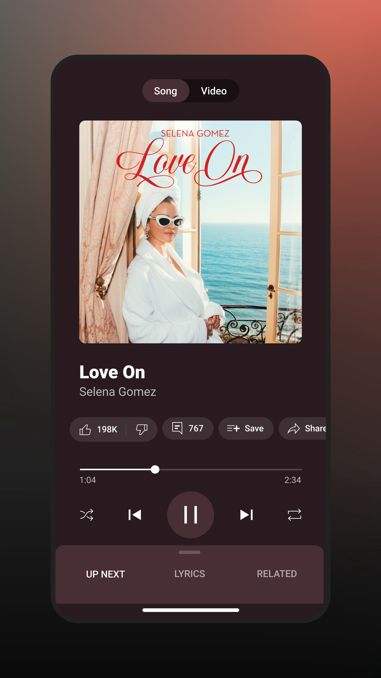 Captura de ecrã 1 da app YouTube Music