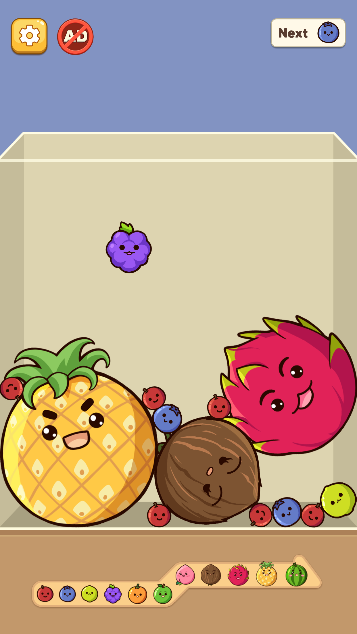 Captura de ecrã 1 da app Fruit Merge™: Match Game