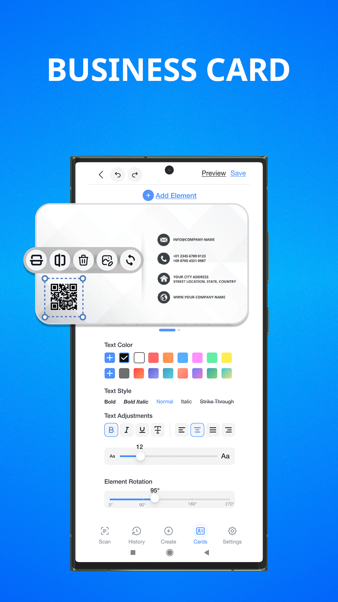 Captura de ecrã 4 da app Leitor de Código QR - QR Code