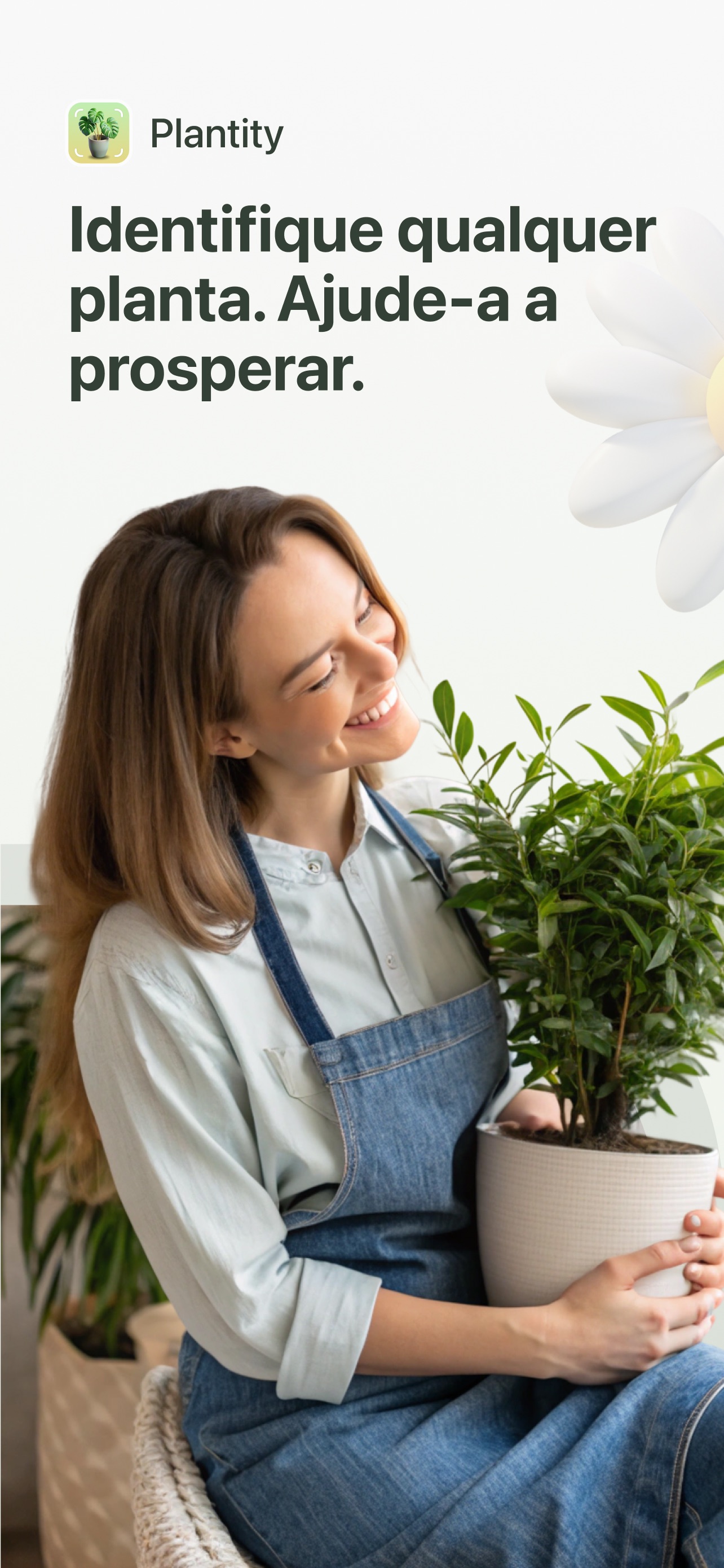 Captura de ecrã 1 da app Plantity: Identificar Plantas