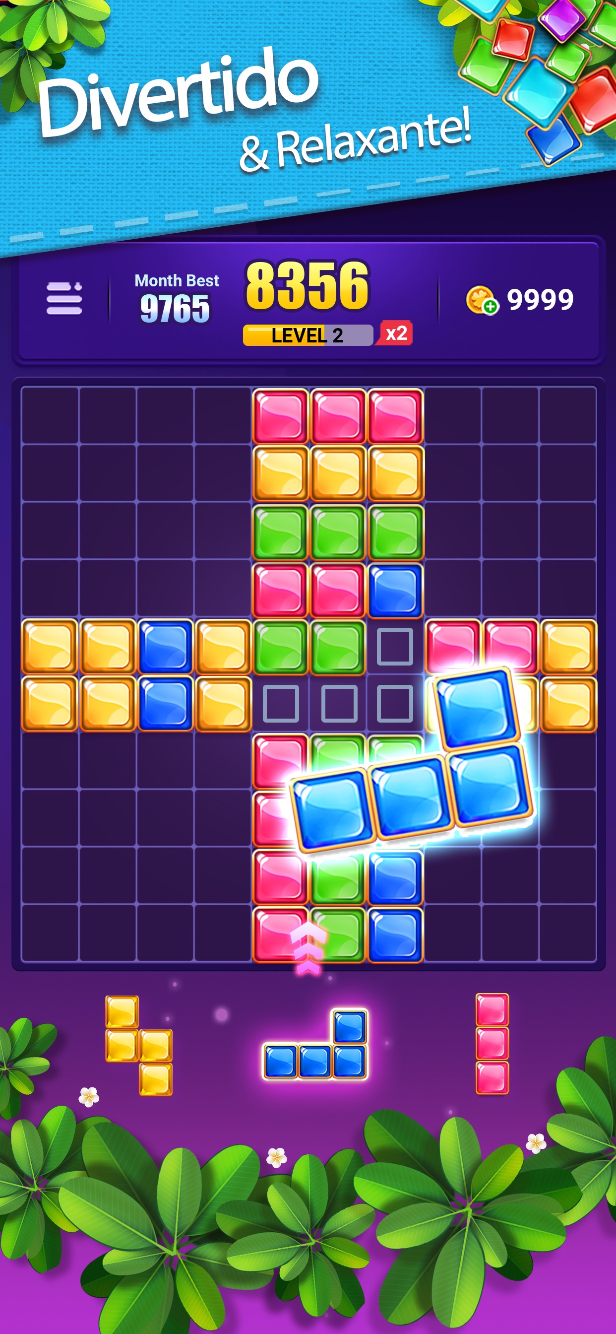 Captura de ecrã 4 da app Block Puzzle Jewel :Gem Legend