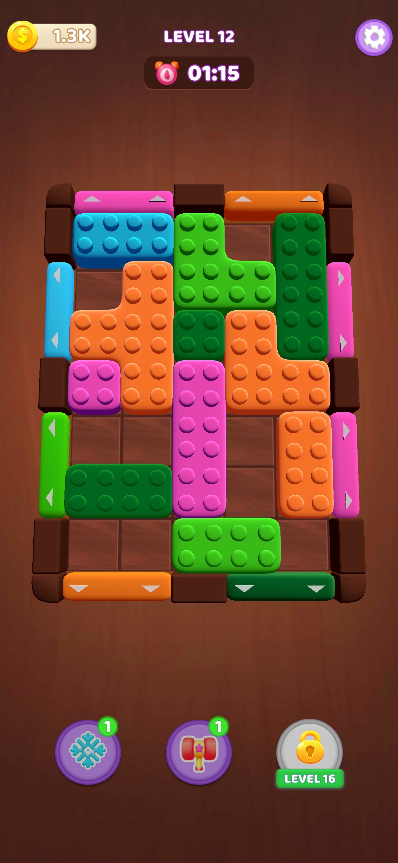 Captura de ecrã 1 da app Fit Block 3D: Color Blast Jam
