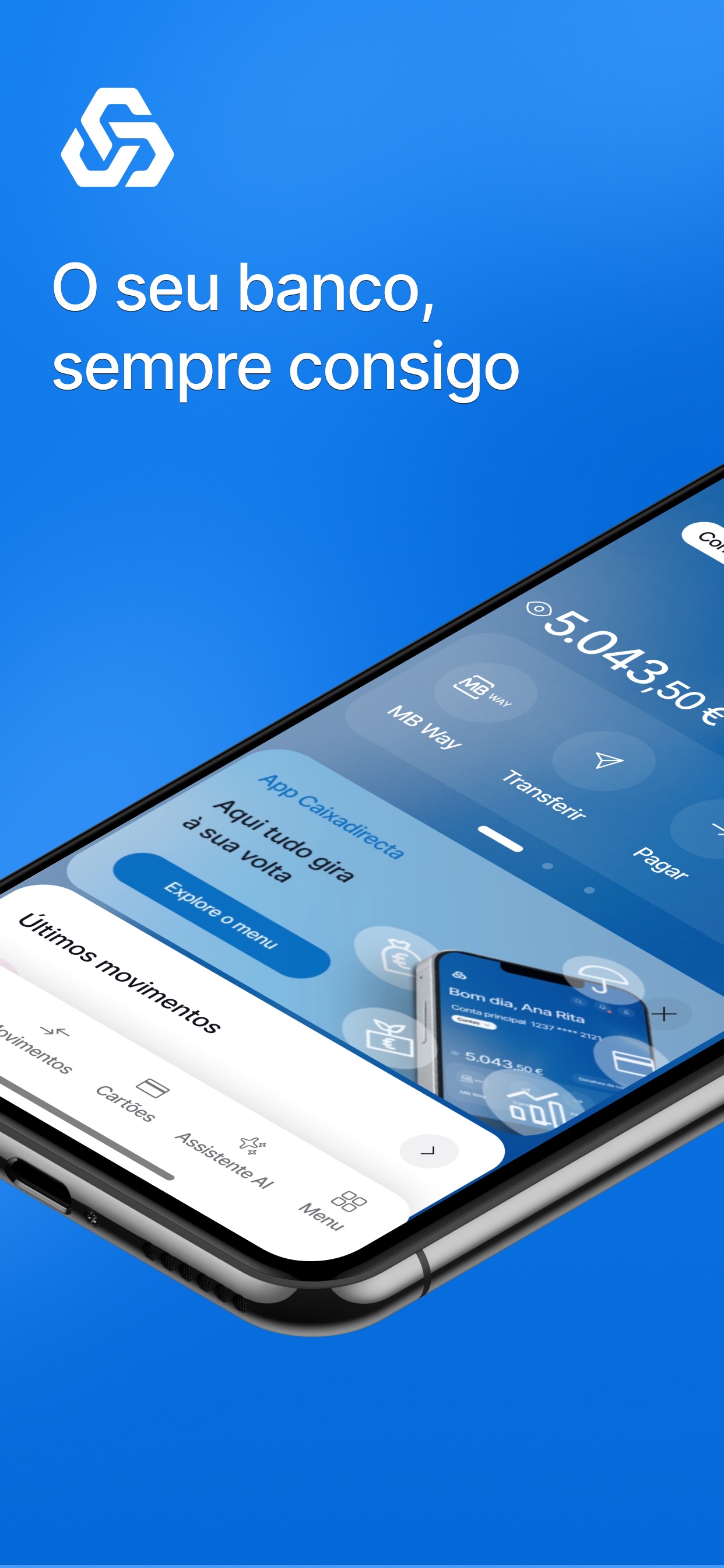 Captura de ecrã 1 da app Caixadirecta