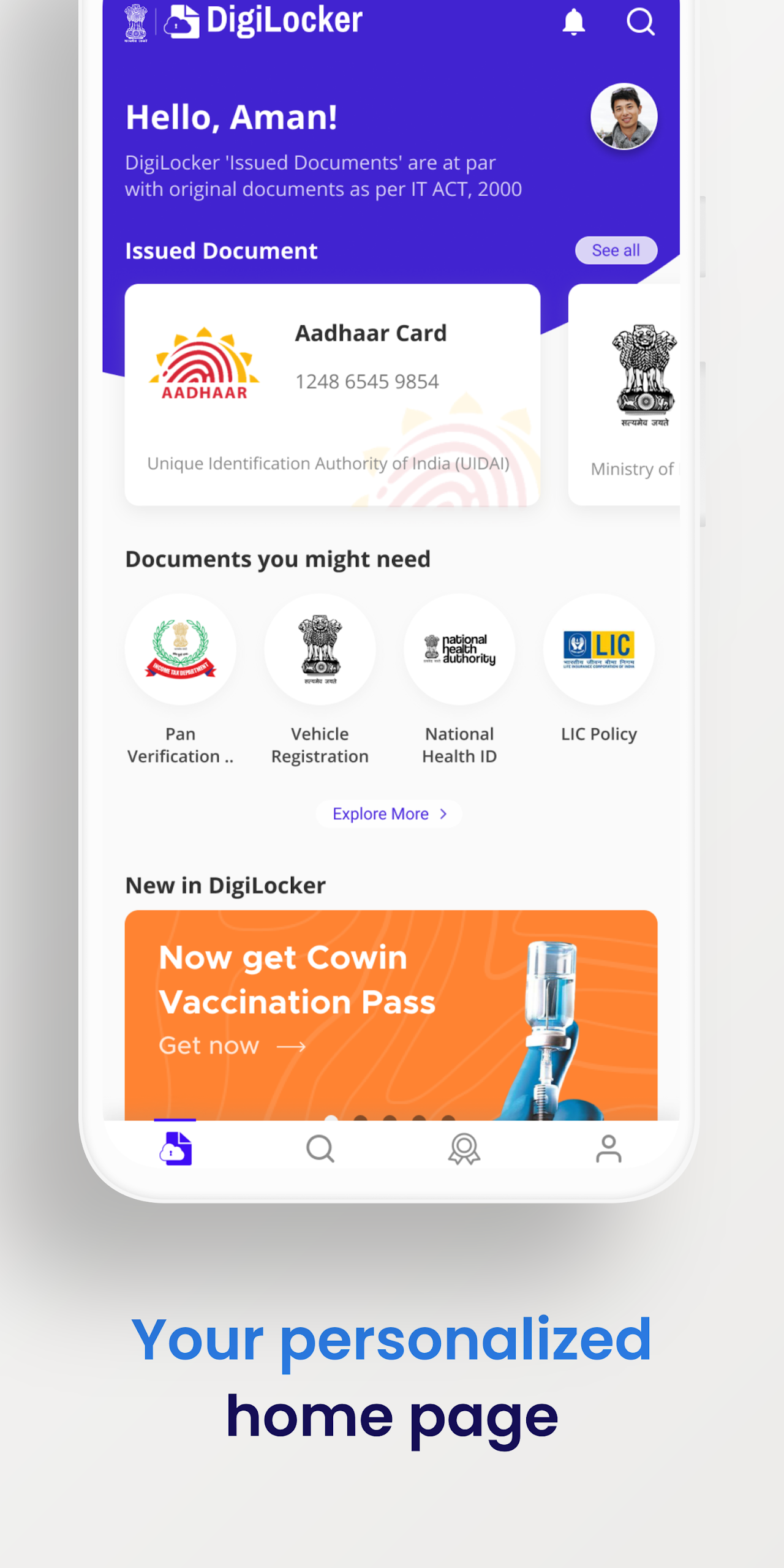 Captura de ecrã 4 da app DigiLocker
