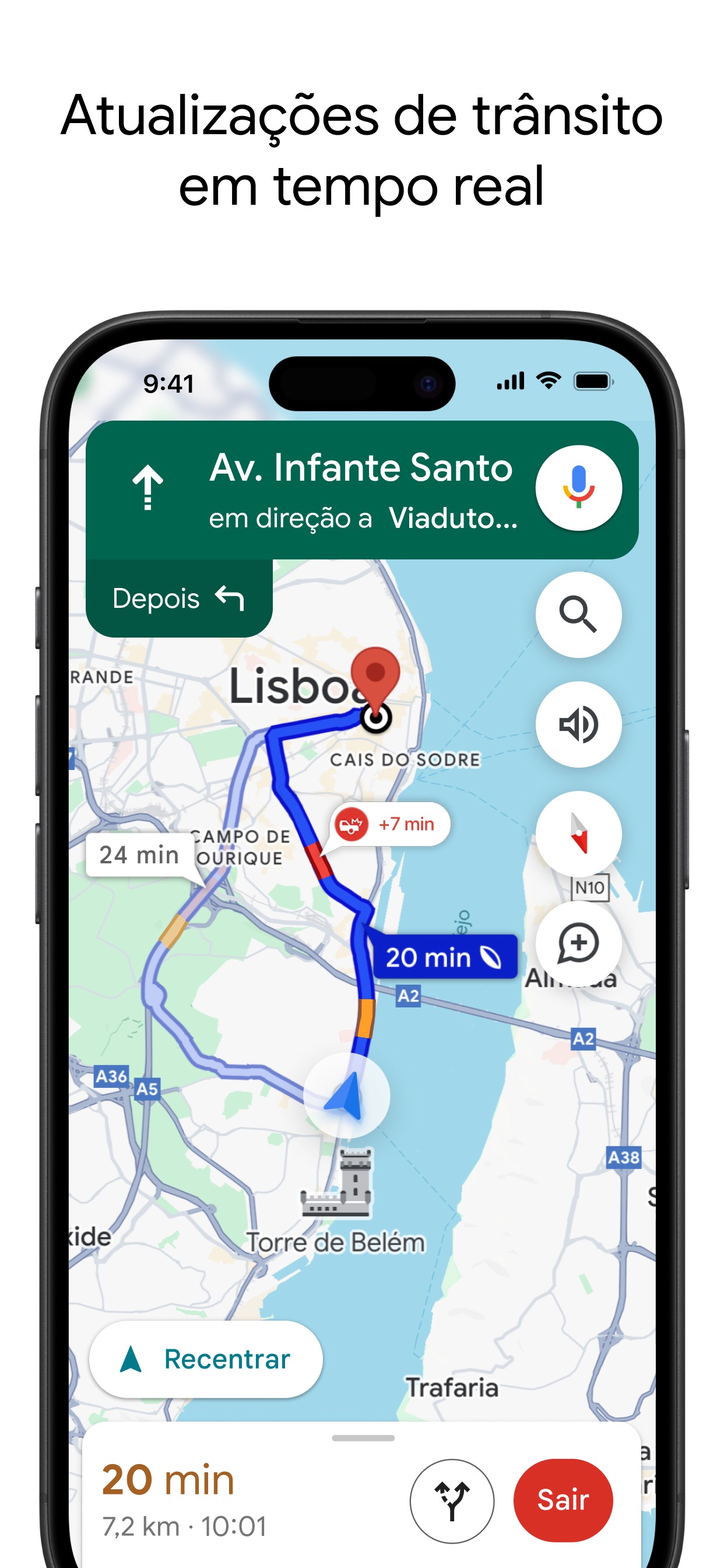 Captura de ecrã 1 da app Google Maps