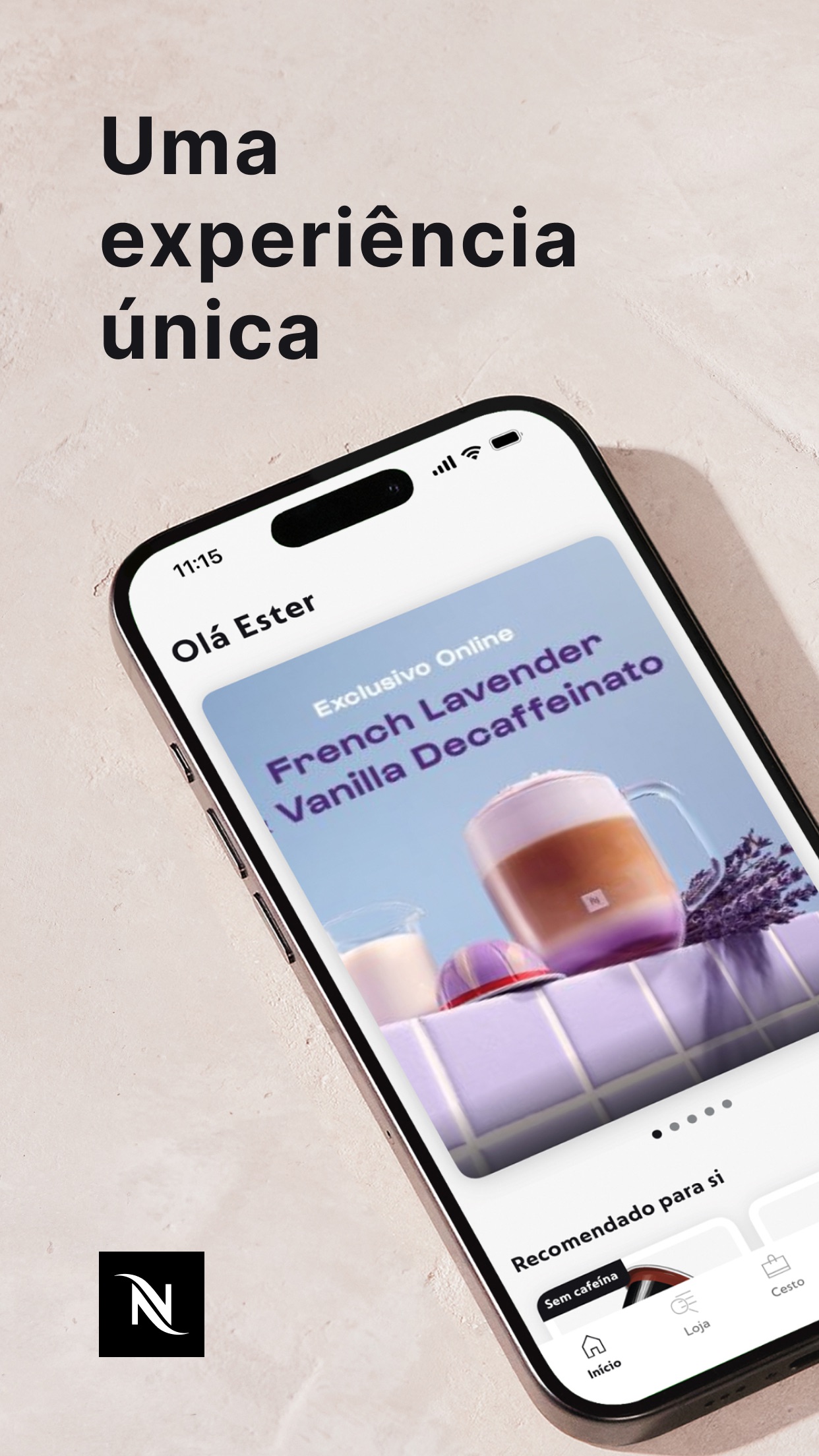 Captura de ecrã 1 da app Nespresso Store