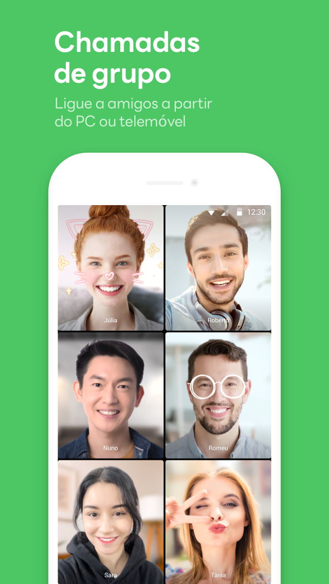 Captura de ecrã 4 da app LINE: Chamadas e Conversas