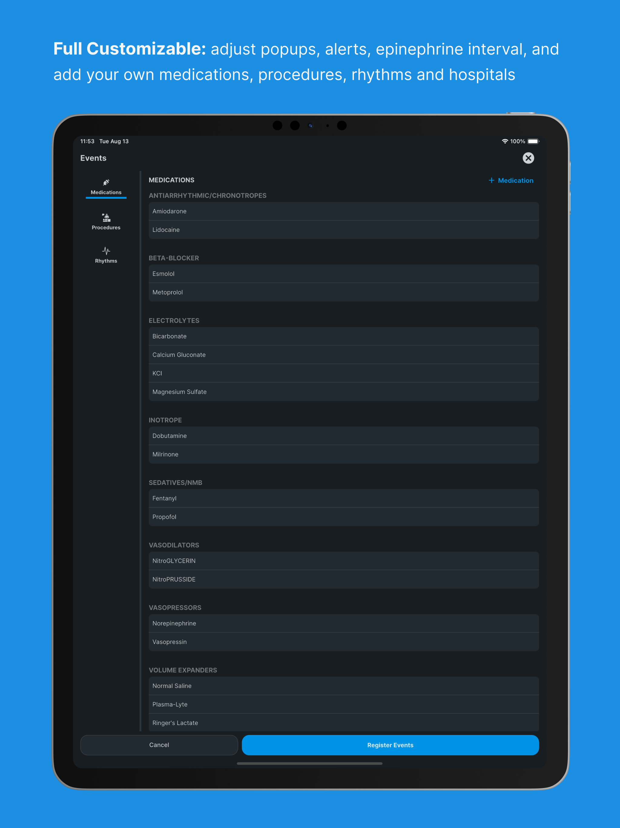 Captura de ecrã 3 da app Código Azul - RCP & ACLS