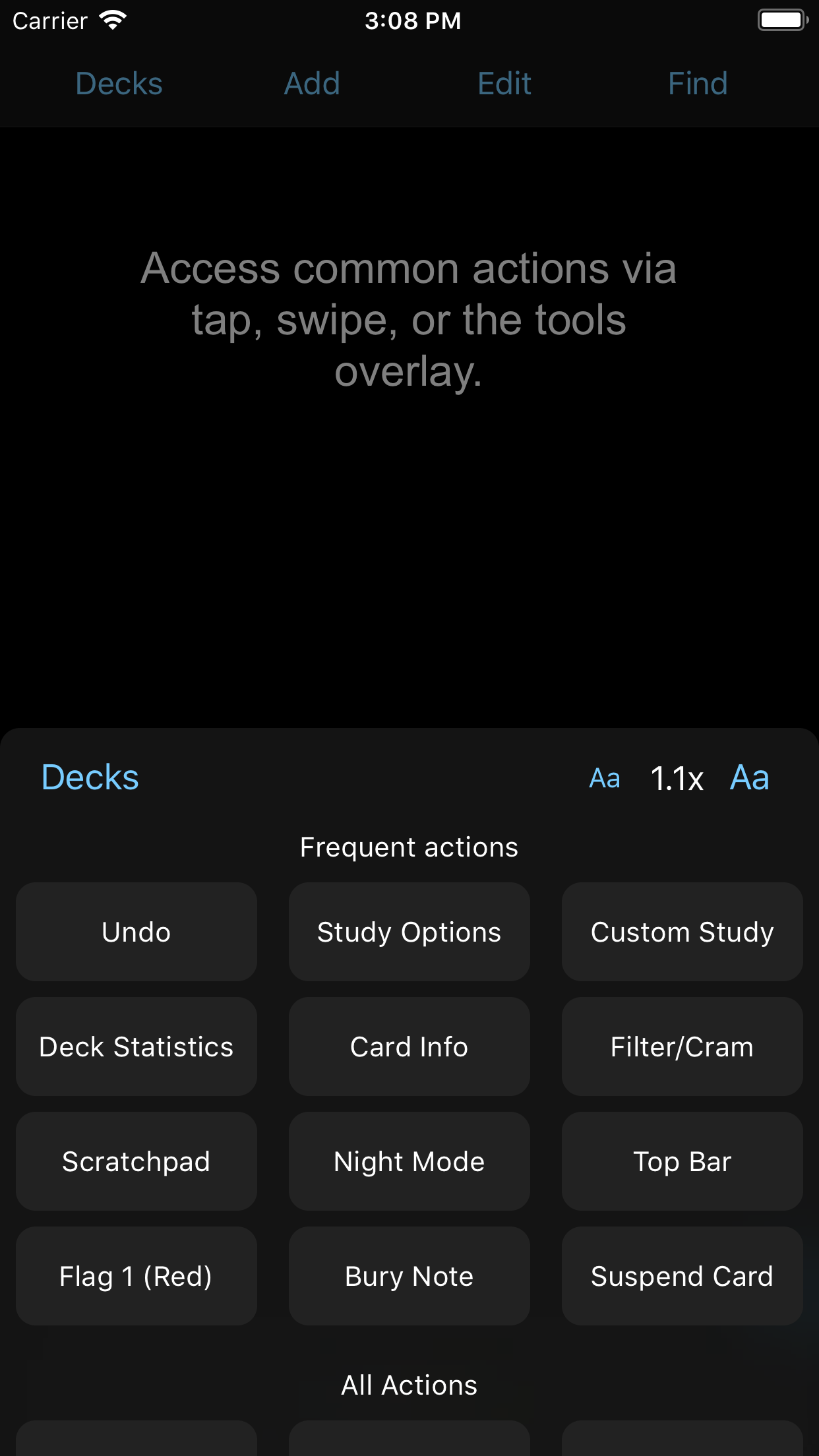 Captura de ecrã 4 da app AnkiMobile Flashcards