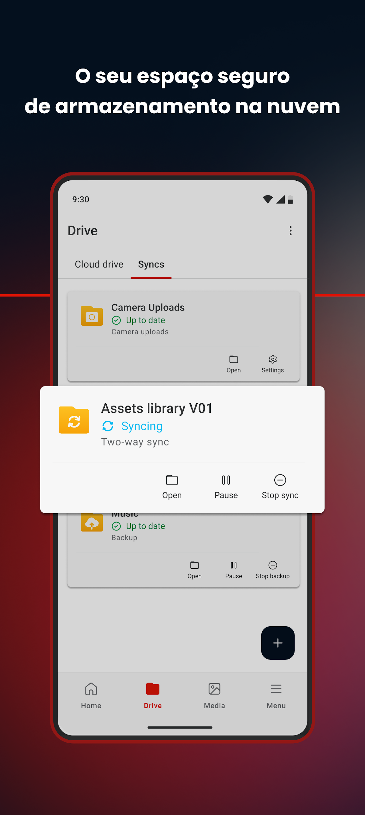 Captura de ecrã 3 da app MEGA