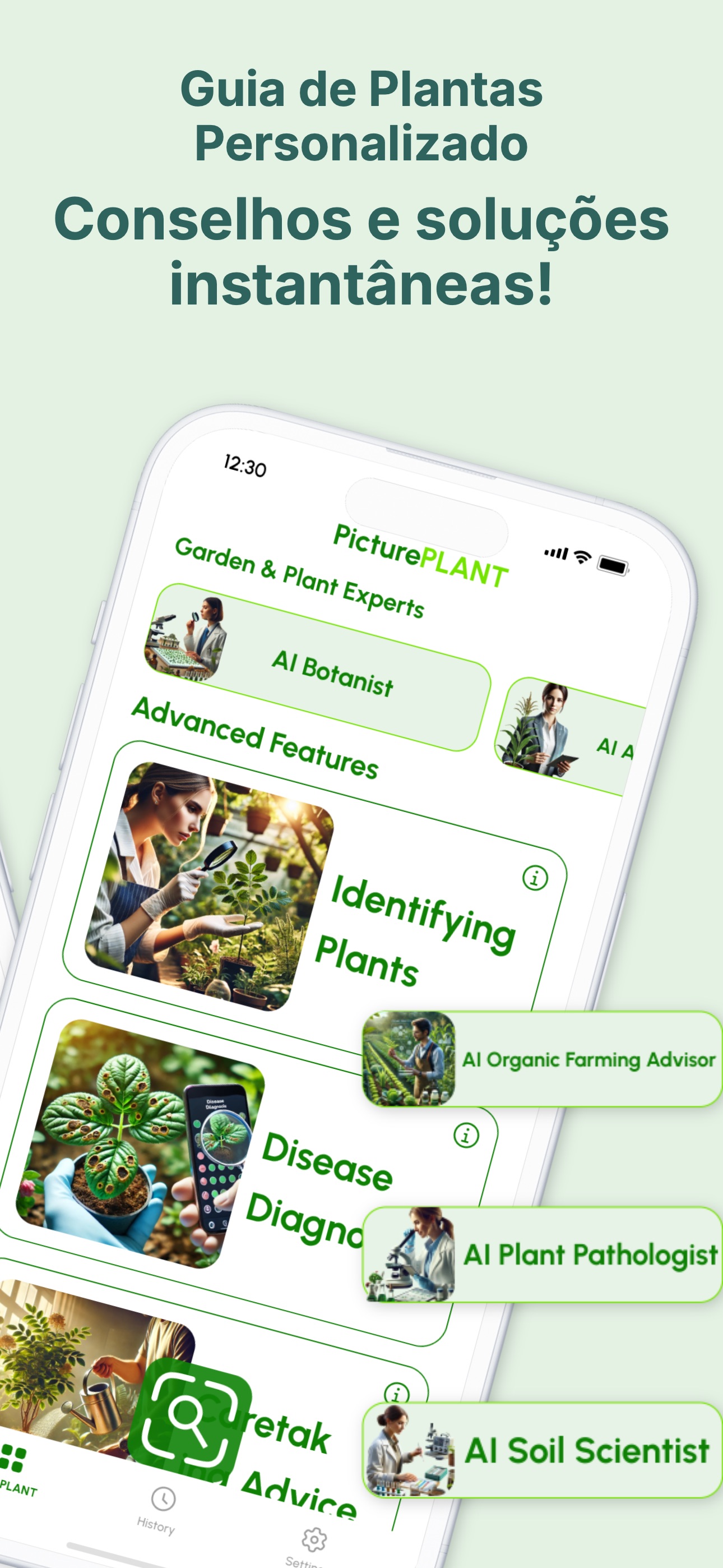 Captura de ecrã 3 da app Identificador+ de Plantas